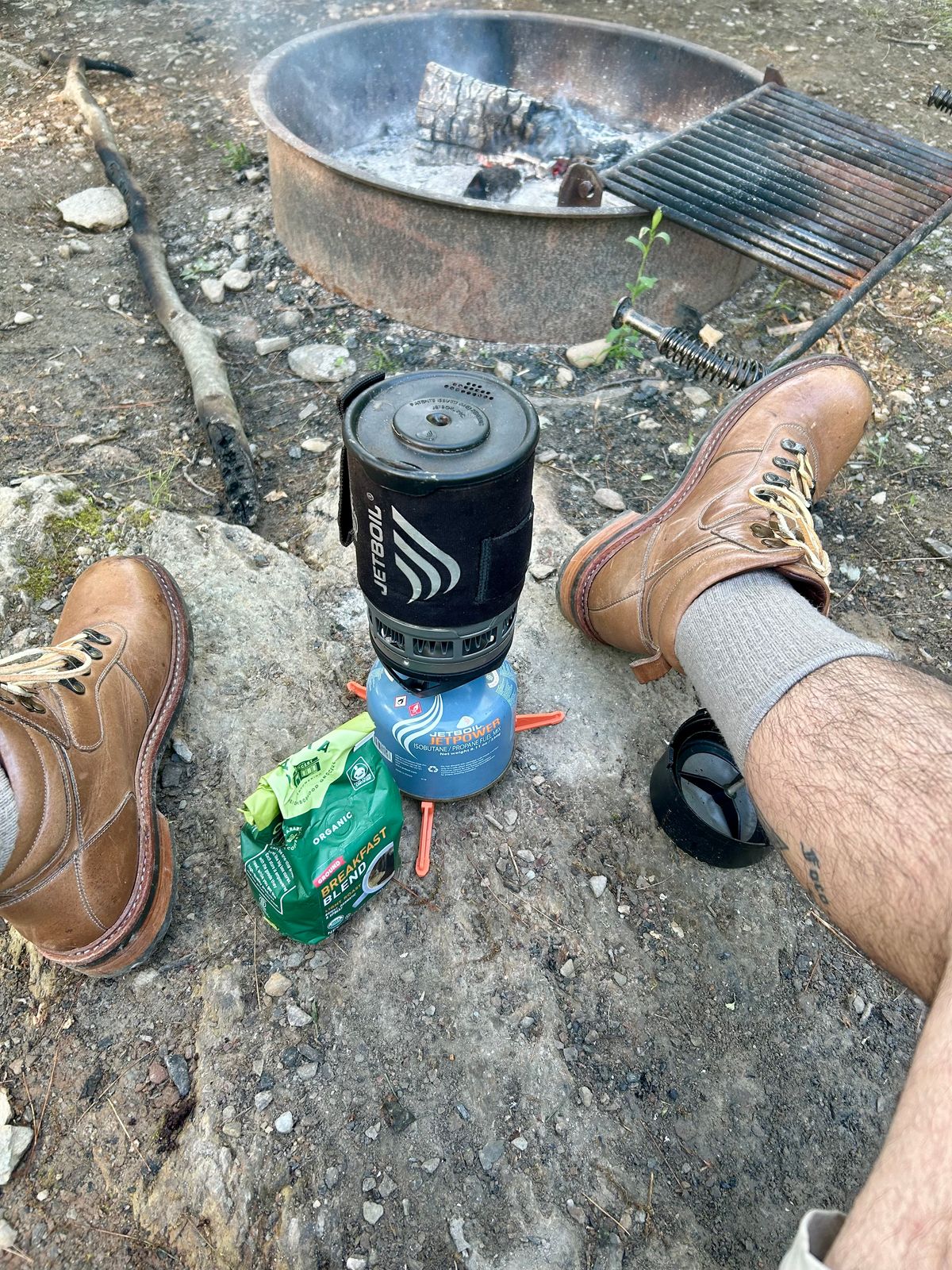 Photo by Vic on May 29, 2026 of the Blkbrd Shoemaker Bulwark Trek Boot in Horween Natural Chromepak.