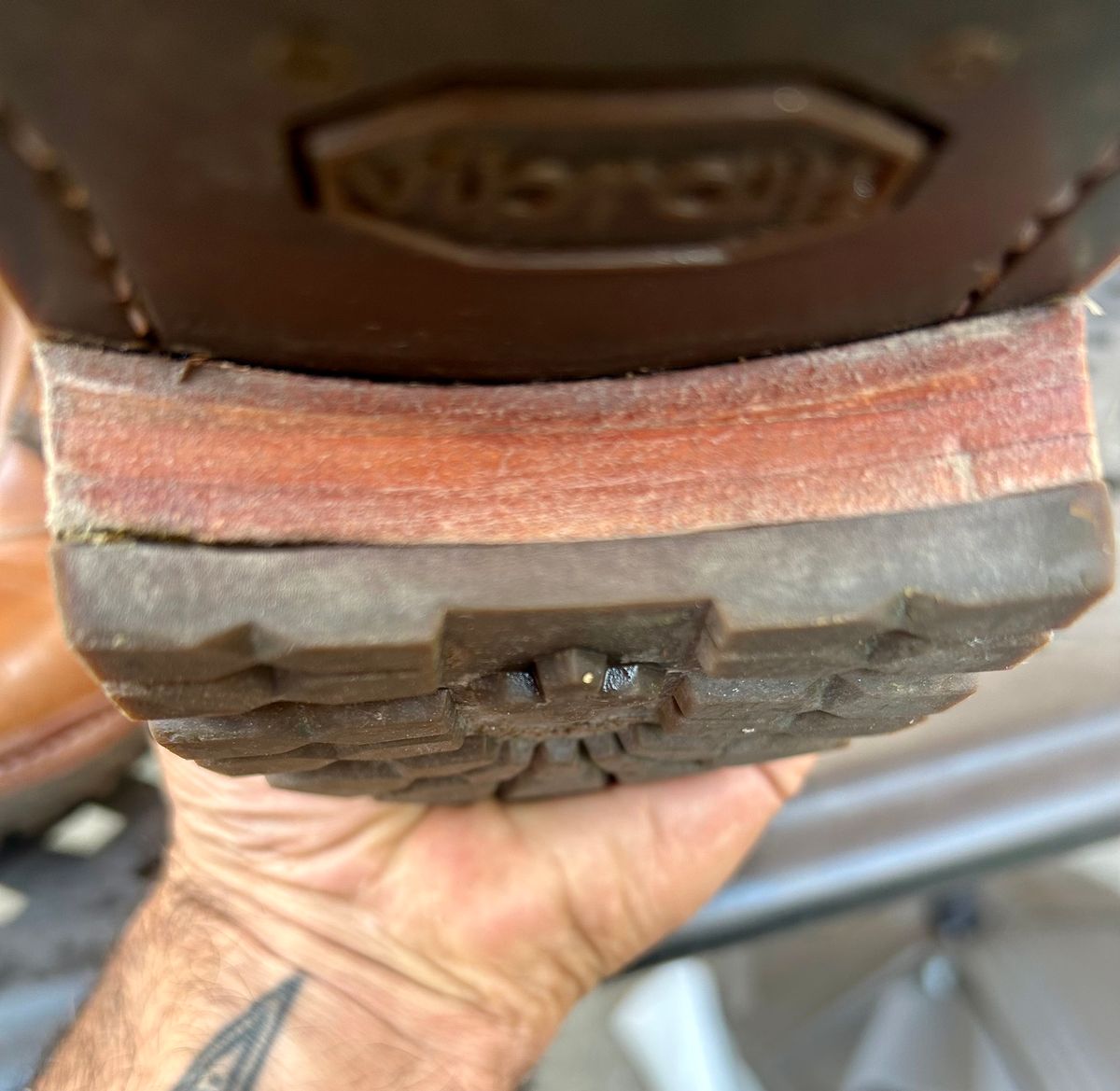 Photo by Vic on May 31, 2026 of the Blkbrd Shoemaker Bulwark Trek Boot in Horween Natural Chromepak.