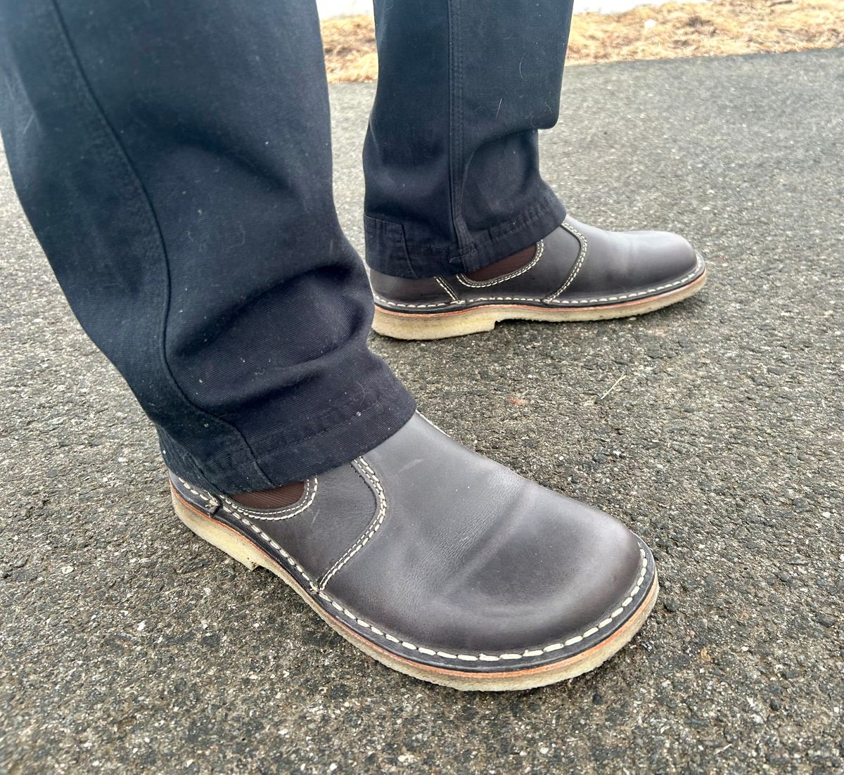 Photo by Vic on February 17, 2026 of the Duckfeet Roskilde in Terracare Slate.