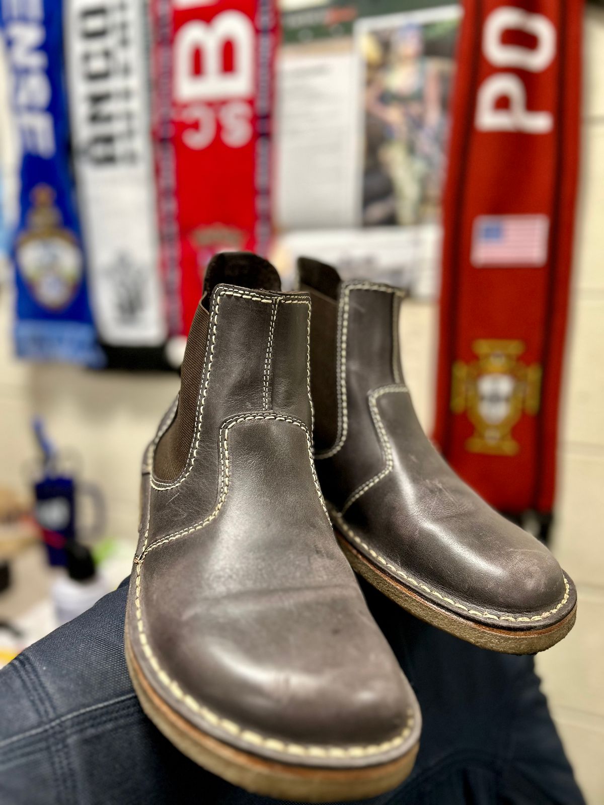 Photo by Vic on April 6, 2026 of the Duckfeet Roskilde in Terracare Slate.