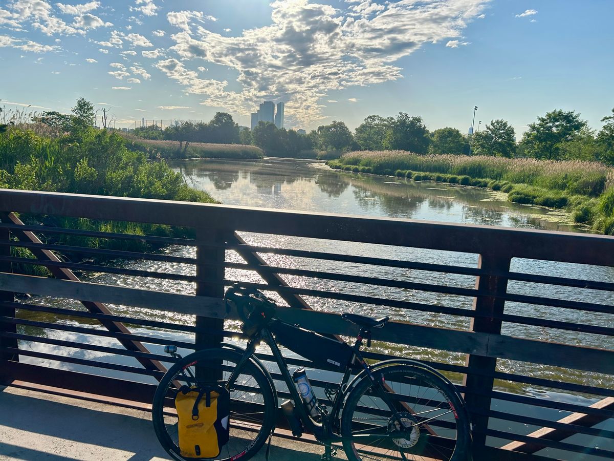 Photo by Vic on June 1, 2026 of the Brooks Saddle in Unknown Natural Veg Tan.