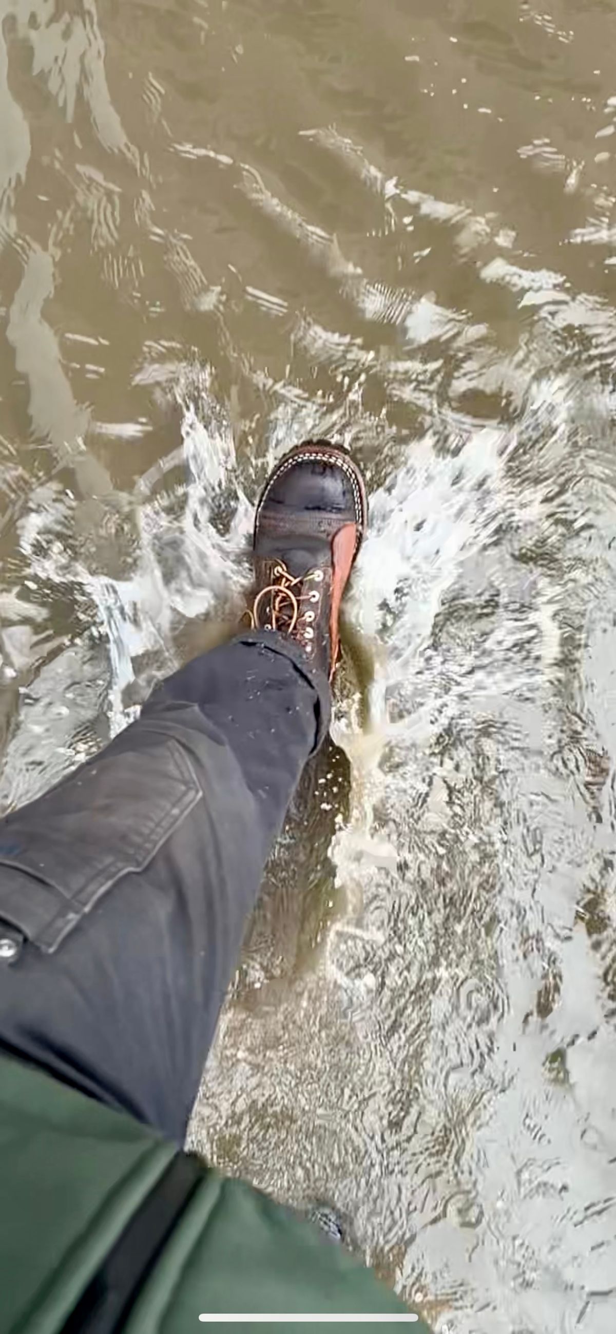 Photo by Vic on October 30, 2025 of the Nicks X Rose Anvil ND1 in Horween Black Waxed Flesh.