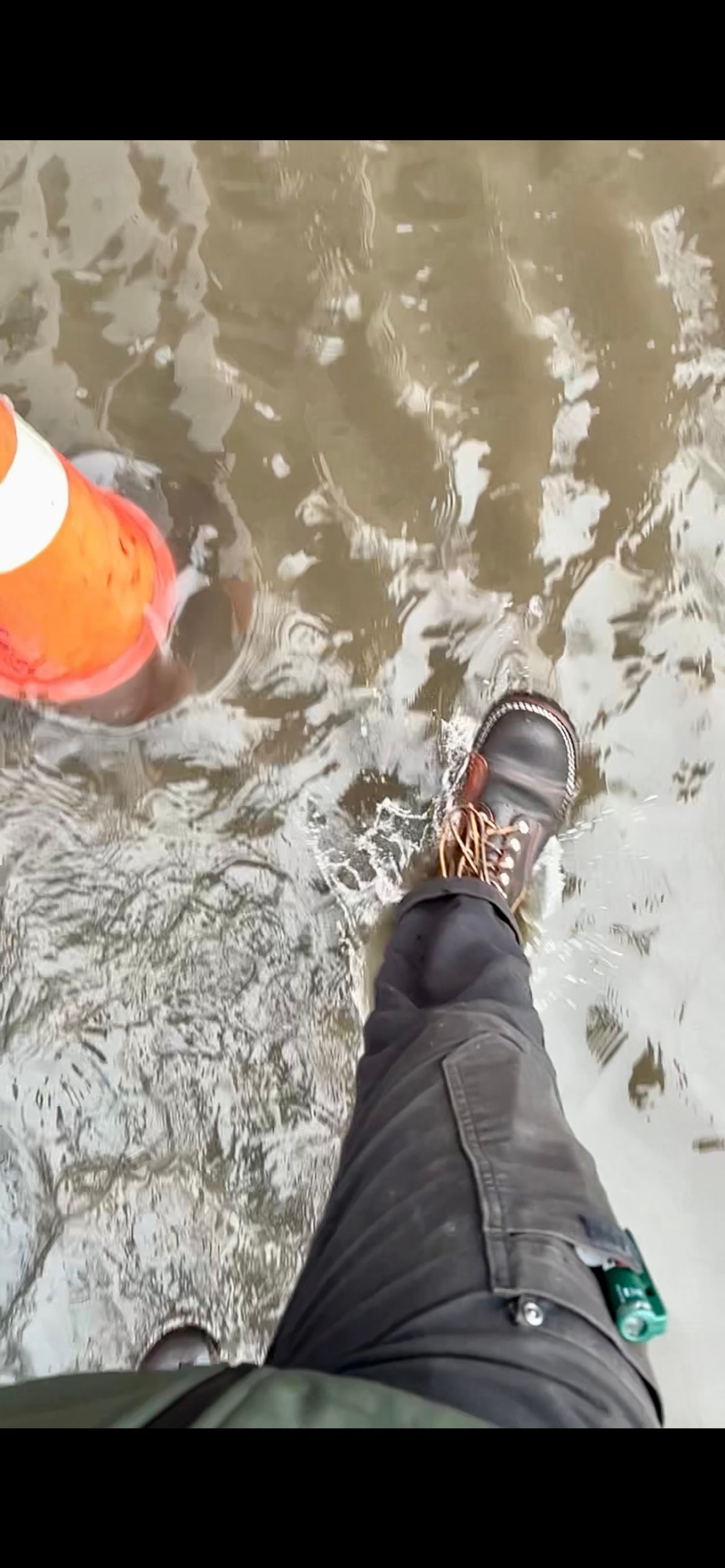 Photo by Vic on October 30, 2025 of the Nicks X Rose Anvil ND1 in Horween Black Waxed Flesh.