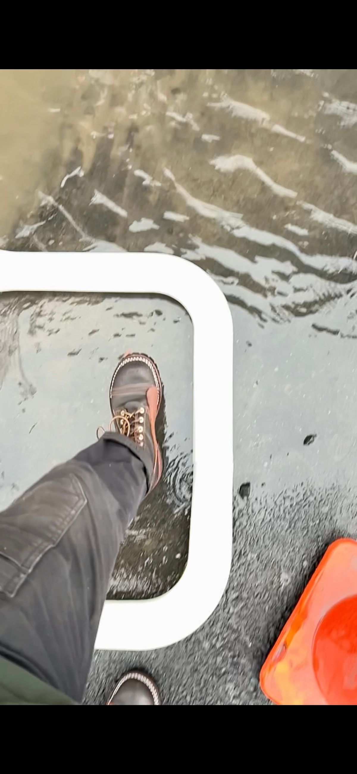 Photo by Vic on October 30, 2025 of the Nicks X Rose Anvil ND1 in Horween Black Waxed Flesh.