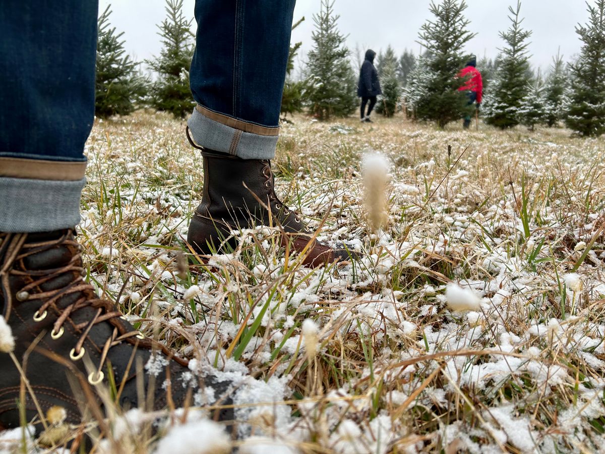 Photo by Vic on November 30, 2025 of the Nicks X Rose Anvil ND1 in Horween Black Waxed Flesh.
