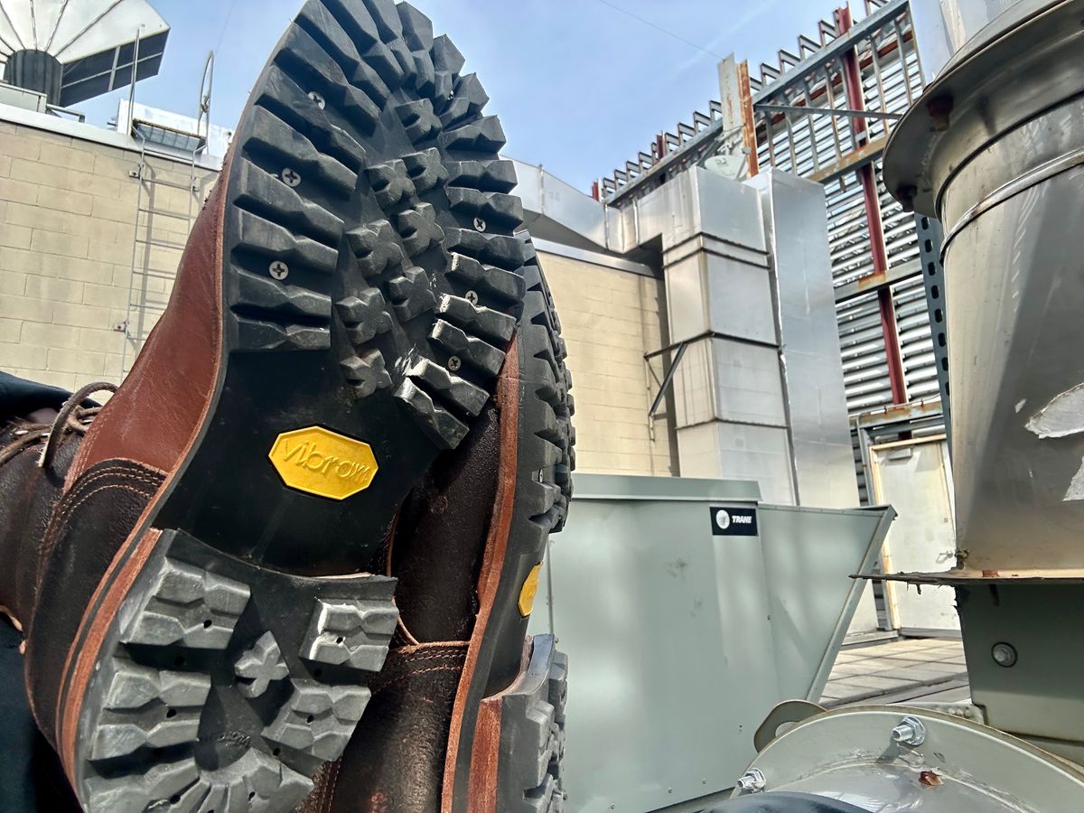 Photo by Vic on March 20, 2026 of the Nicks X Rose Anvil ND1 in Horween Black Waxed Flesh.