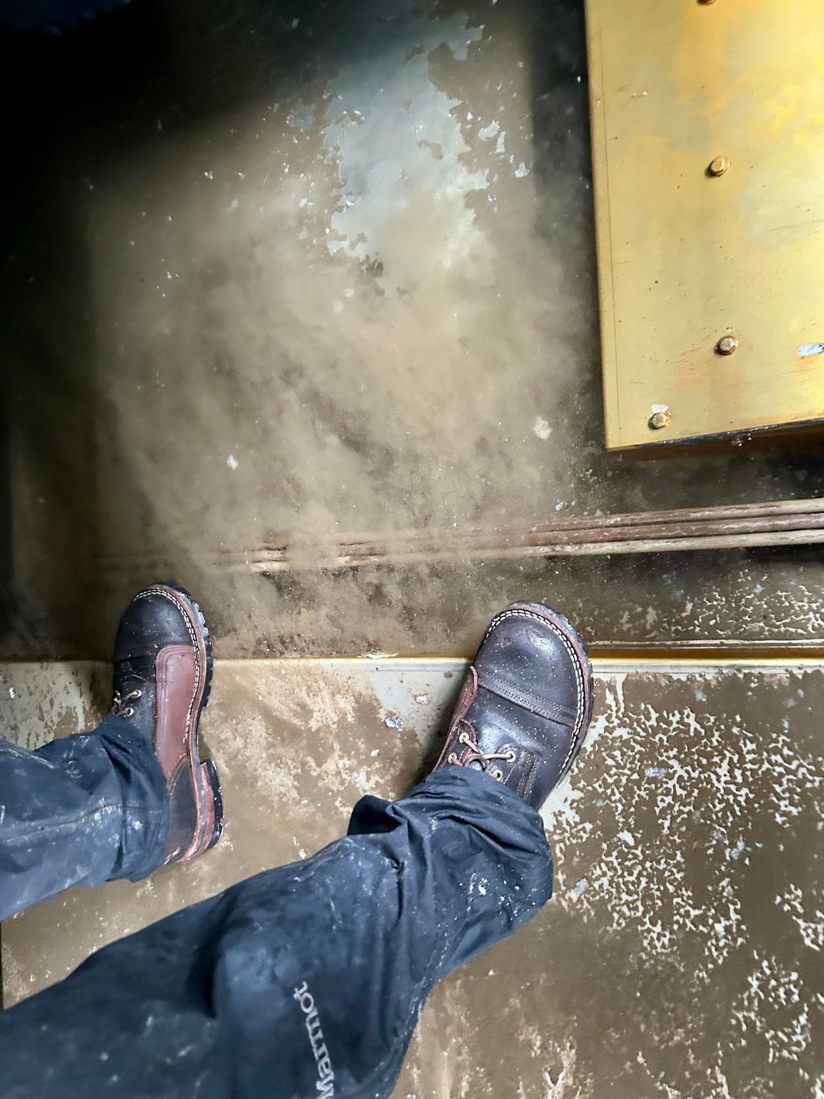 Photo by Vic on May 2, 2026 of the Nicks X Rose Anvil ND1 in Horween Black Waxed Flesh.