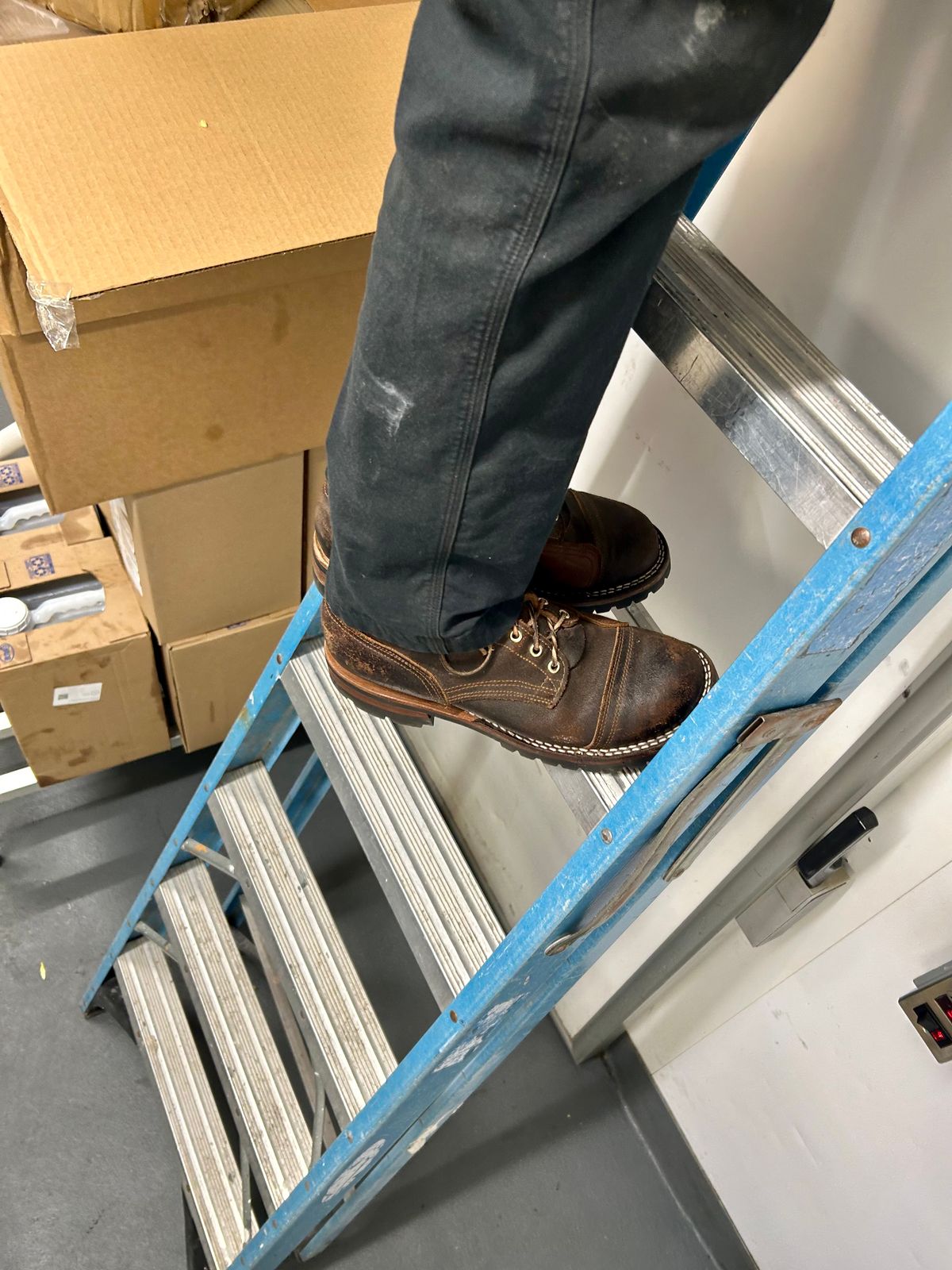 Photo by Vic on June 1, 2026 of the Nicks X Rose Anvil ND1 in Horween Black Waxed Flesh.