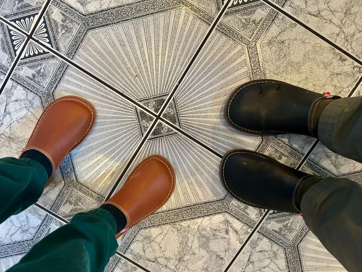 Photo by Vic on February 22, 2026 of the Duckfeet Blåvand in Terracare Navy.