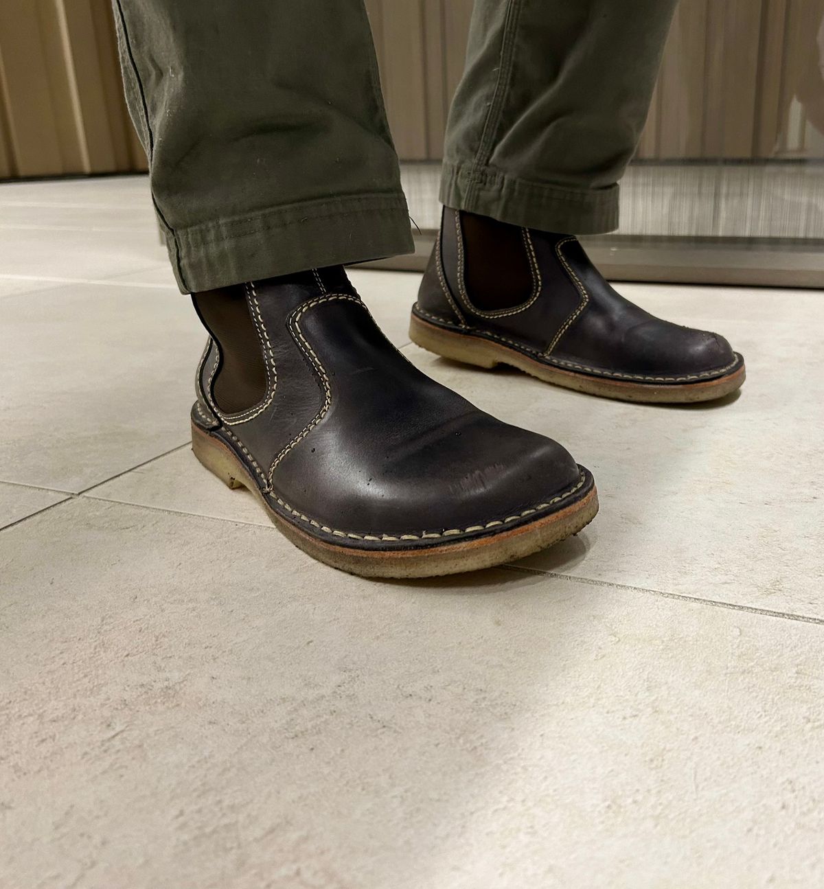 Photo by Vic on February 23, 2026 of the Duckfeet Blåvand in Terracare Navy.