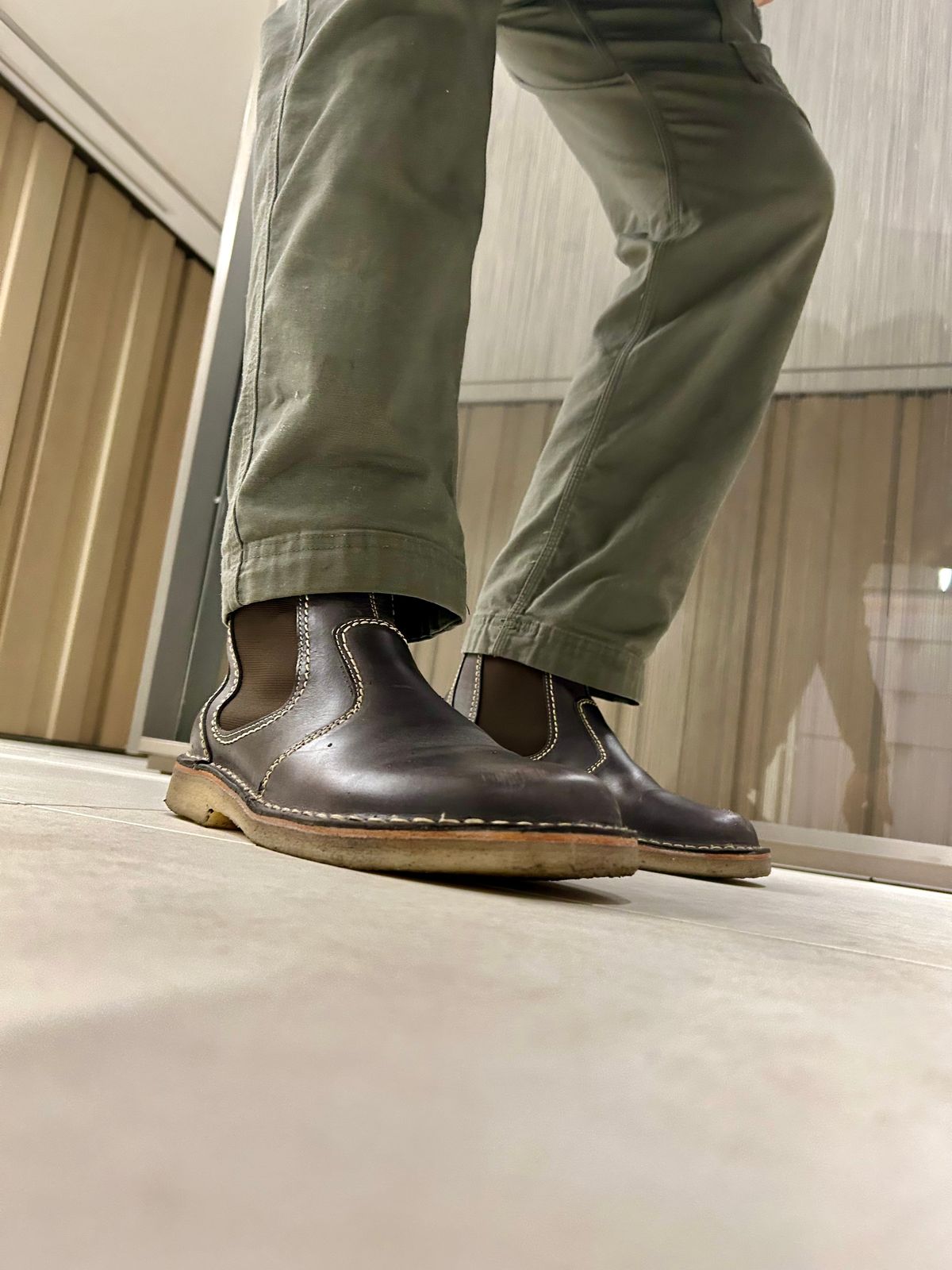 Photo by Vic on February 23, 2026 of the Duckfeet Blåvand in Terracare Navy.