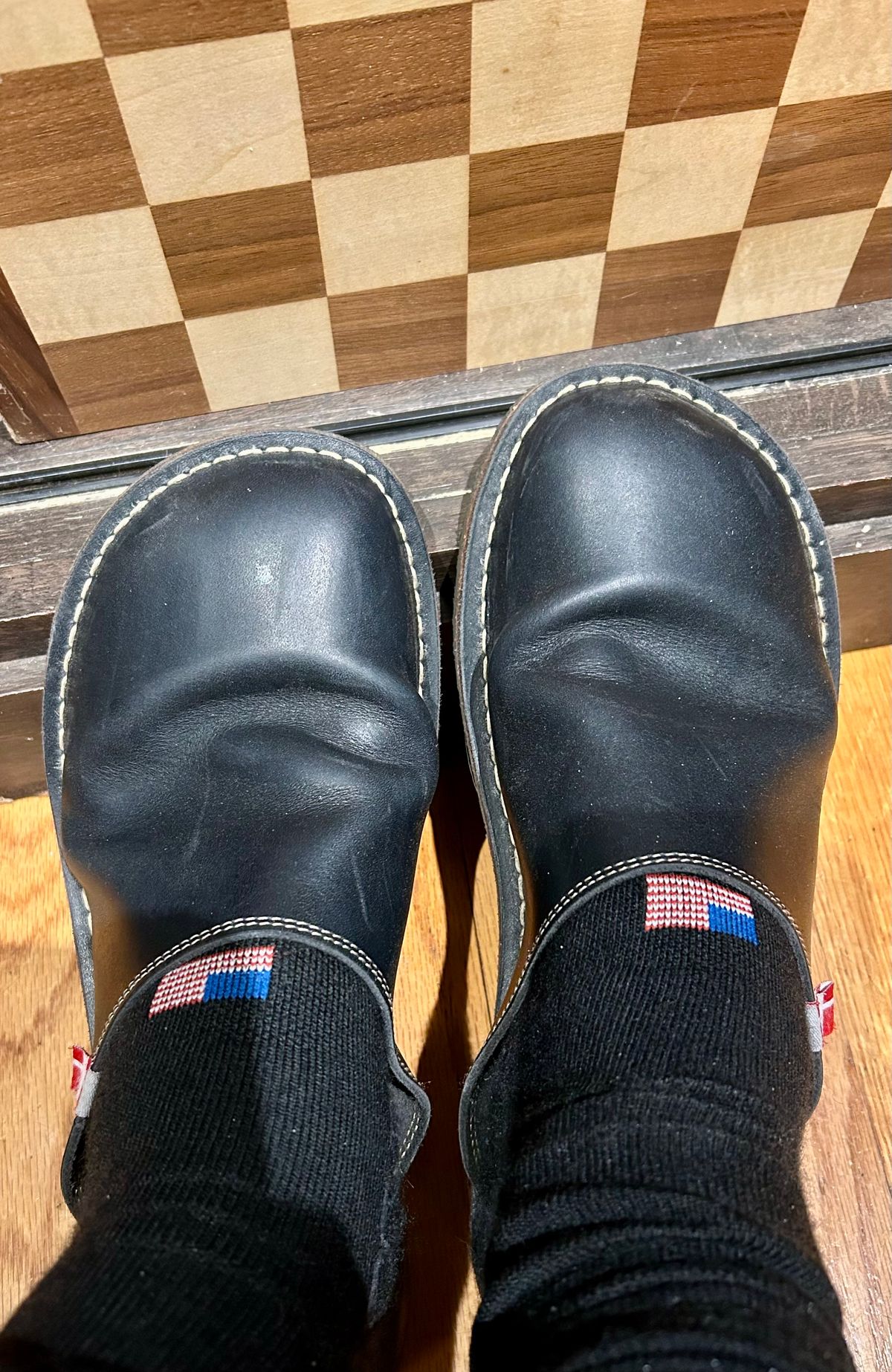 Photo by Vic on April 1, 2026 of the Duckfeet Blåvand in Terracare Navy.