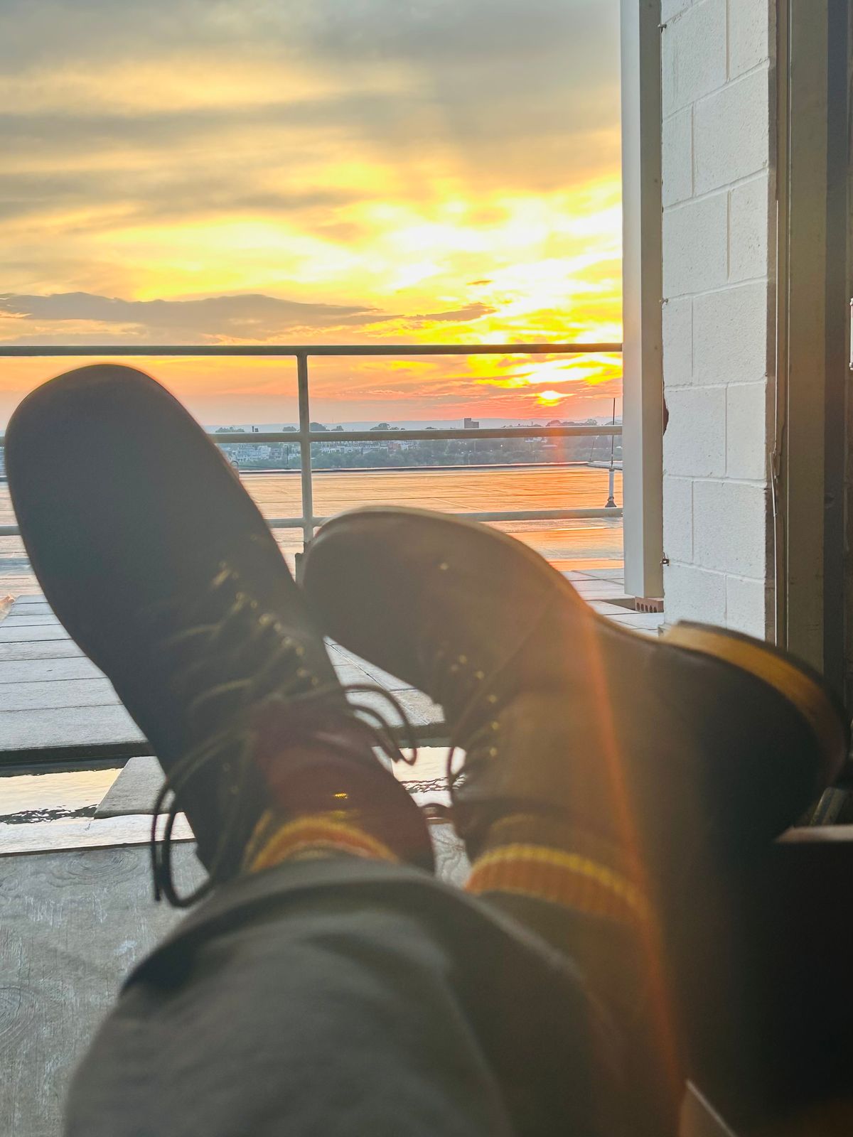 Photo by Vic on July 11, 2026 of the Goral Bradwell WW1 Replica in C.F. Stead Black Waxy Commander Suede.