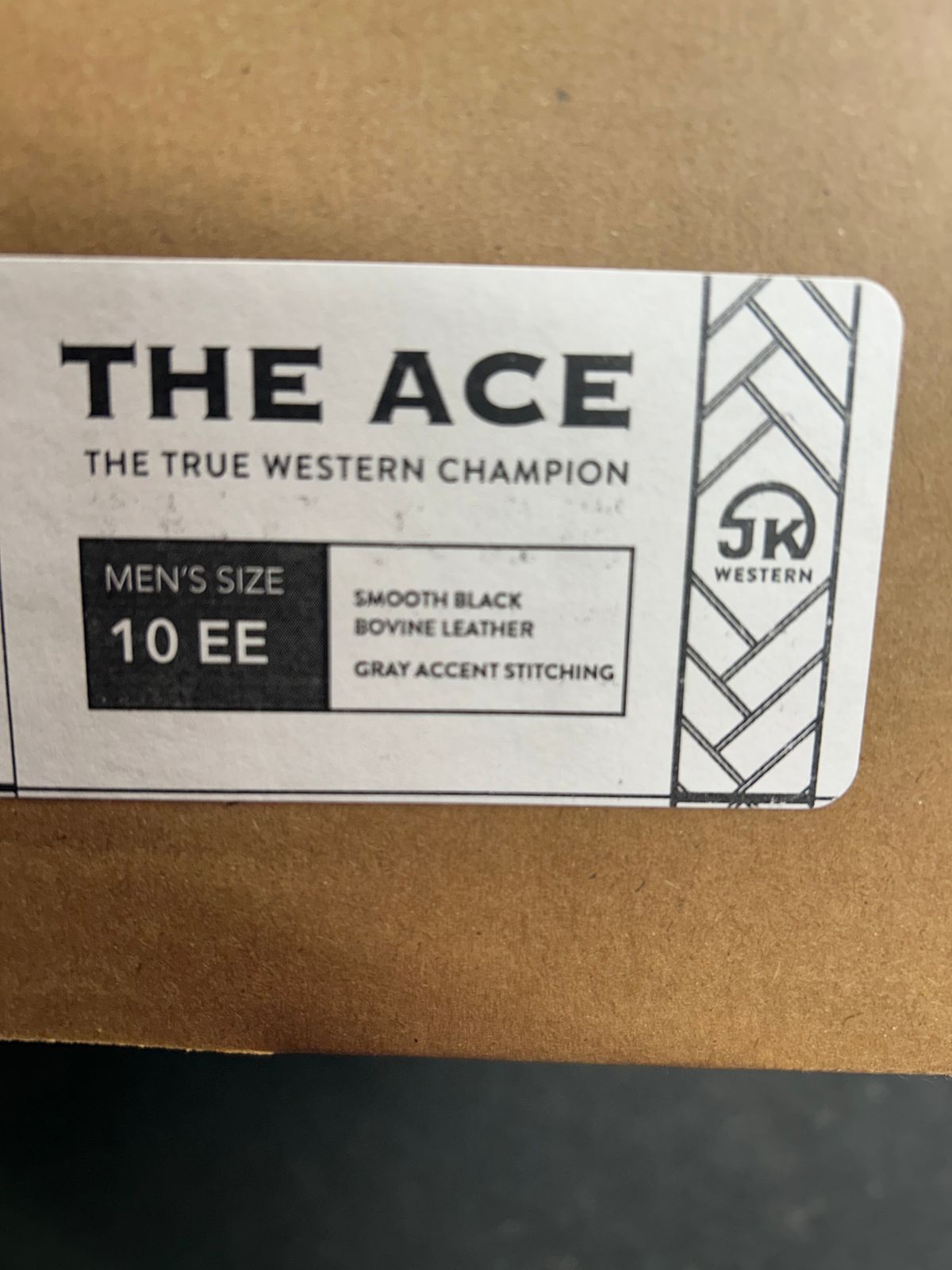 Photo by Vic on February 24, 2026 of the JK Boots The Ace in Smooth Black Bovine.