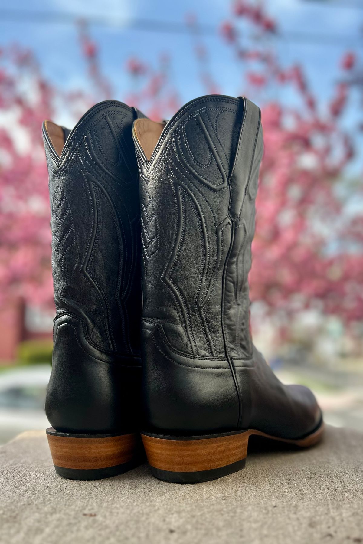 Photo by Vic on April 15, 2026 of the JK Boots The Ace in Smooth Black Bovine.