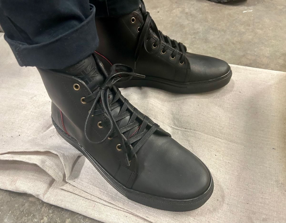 Photo by Vic on March 24, 2026 of the Goral x Rose Anvil Muggs in Seidel Blood Core.