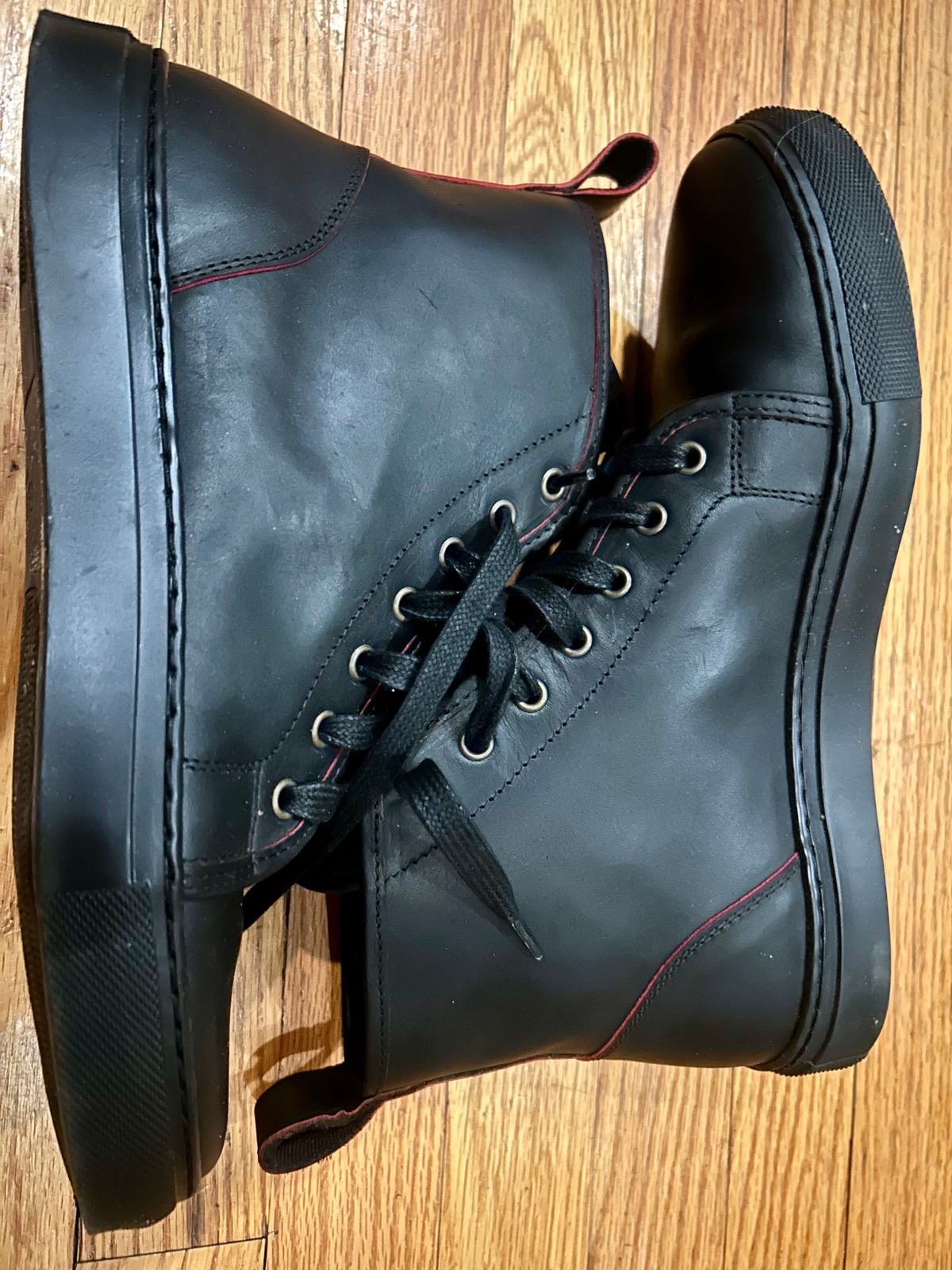 Photo by Vic on March 25, 2026 of the Goral x Rose Anvil Muggs in Seidel Blood Core.