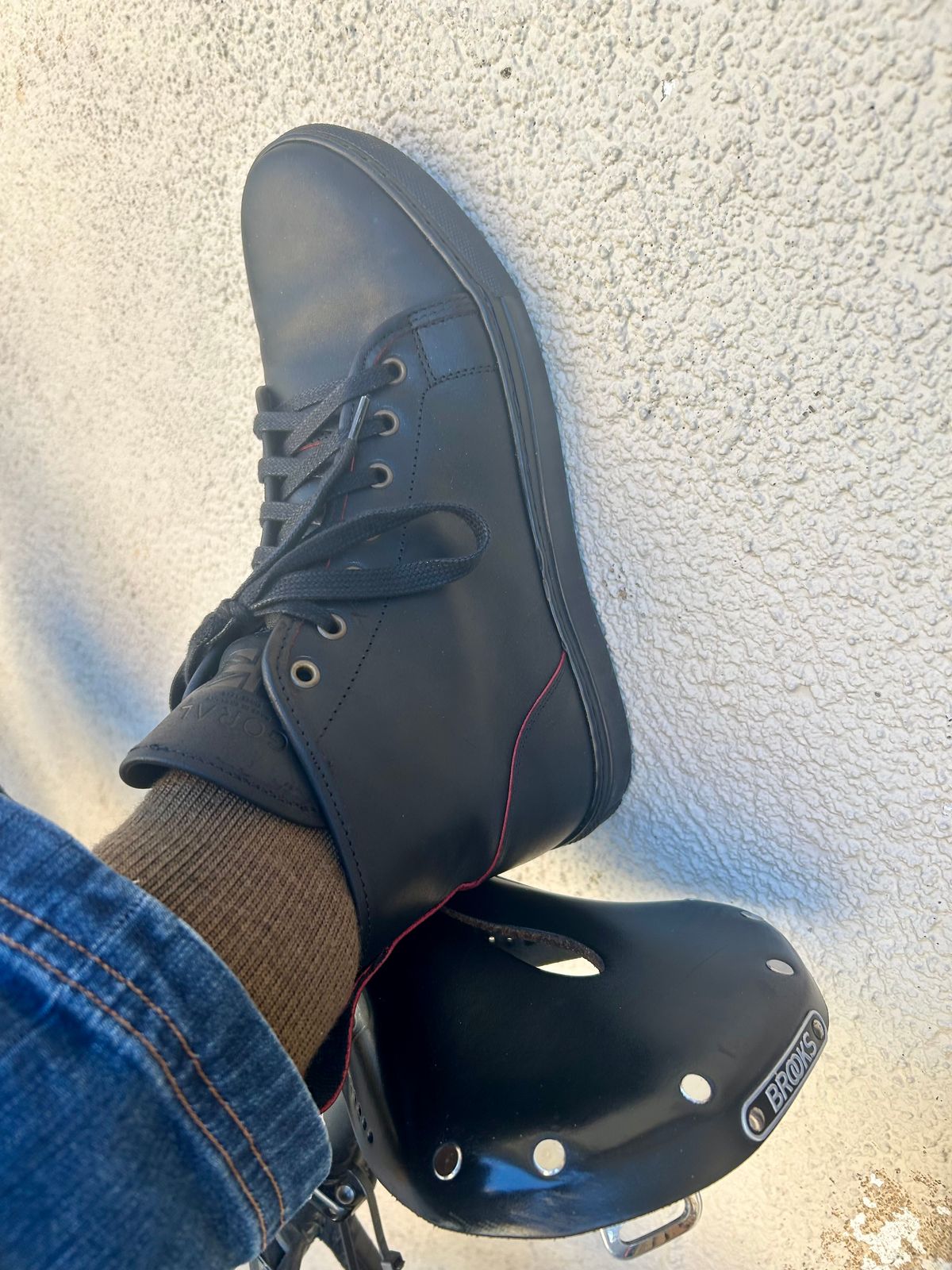 Photo by Vic on April 10, 2026 of the Goral x Rose Anvil Muggs in Seidel Blood Core.