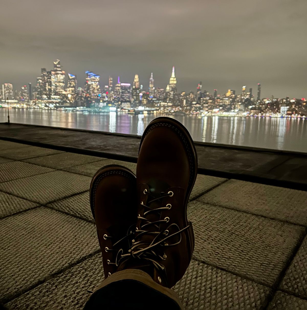 Photo by Vic on March 5, 2026 of the Nicks Falcon in Horween Orange Predator.