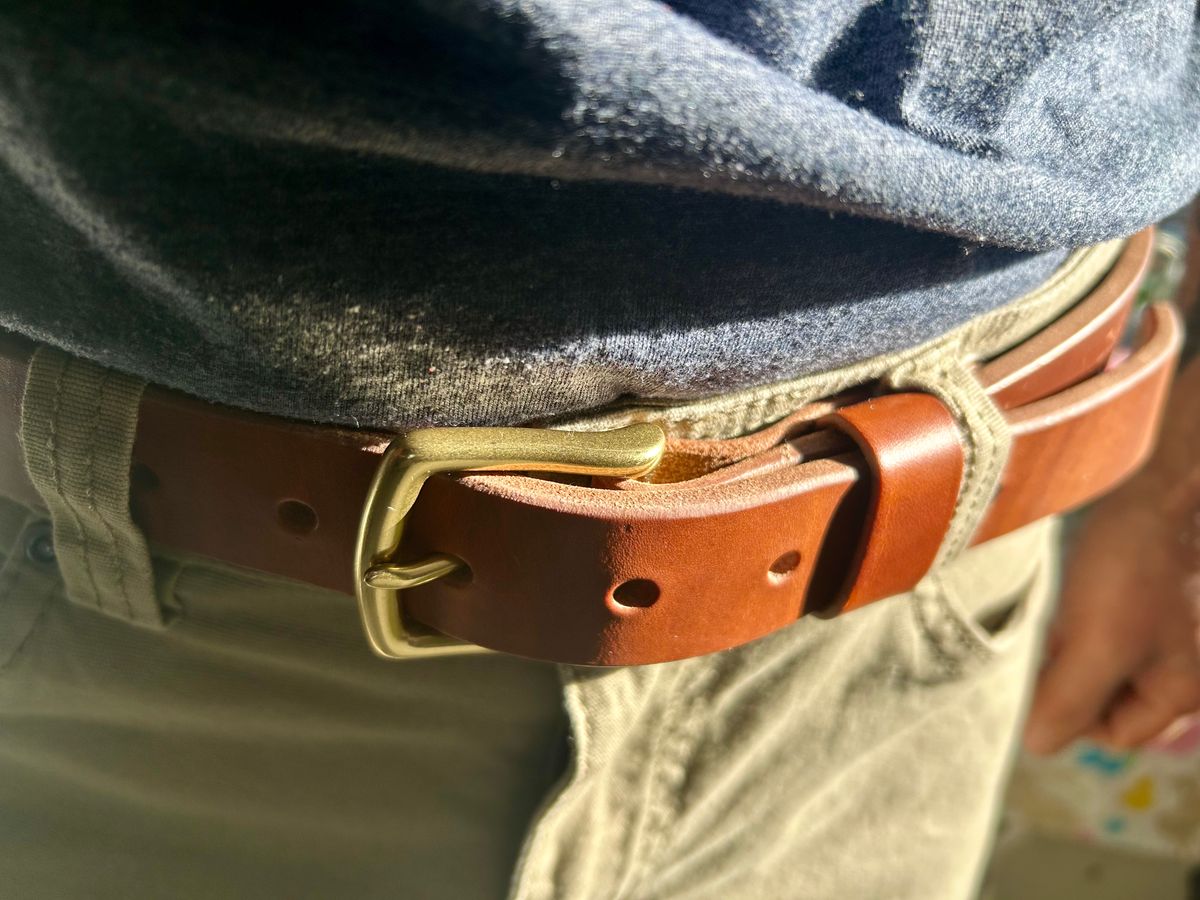 Photo by Vic on March 29, 2026 of the Nicks Heavy Duty Work Belt in Seidel Natural Double Shot.
