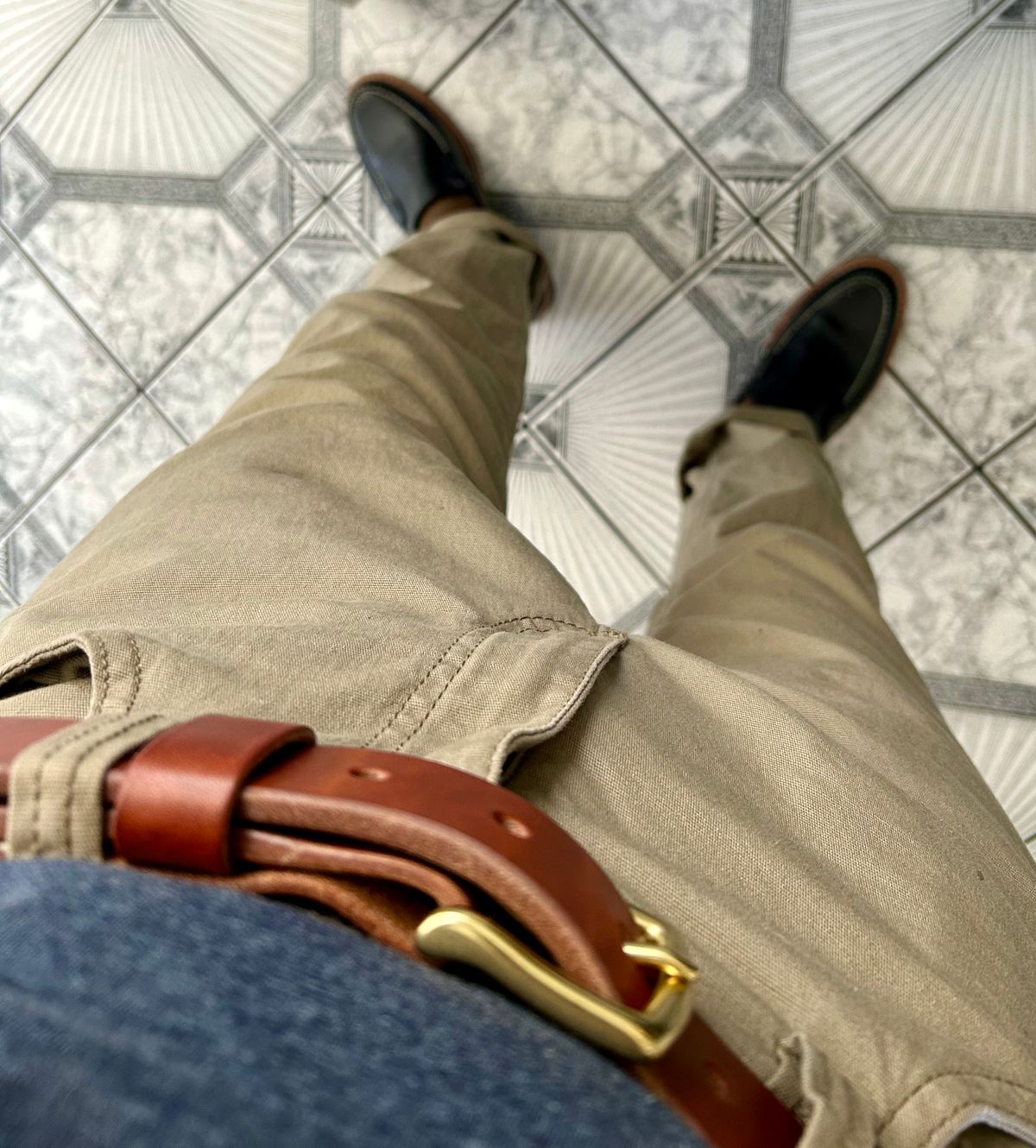 Photo by Vic on March 29, 2026 of the Nicks Heavy Duty Work Belt in Seidel Natural Double Shot.