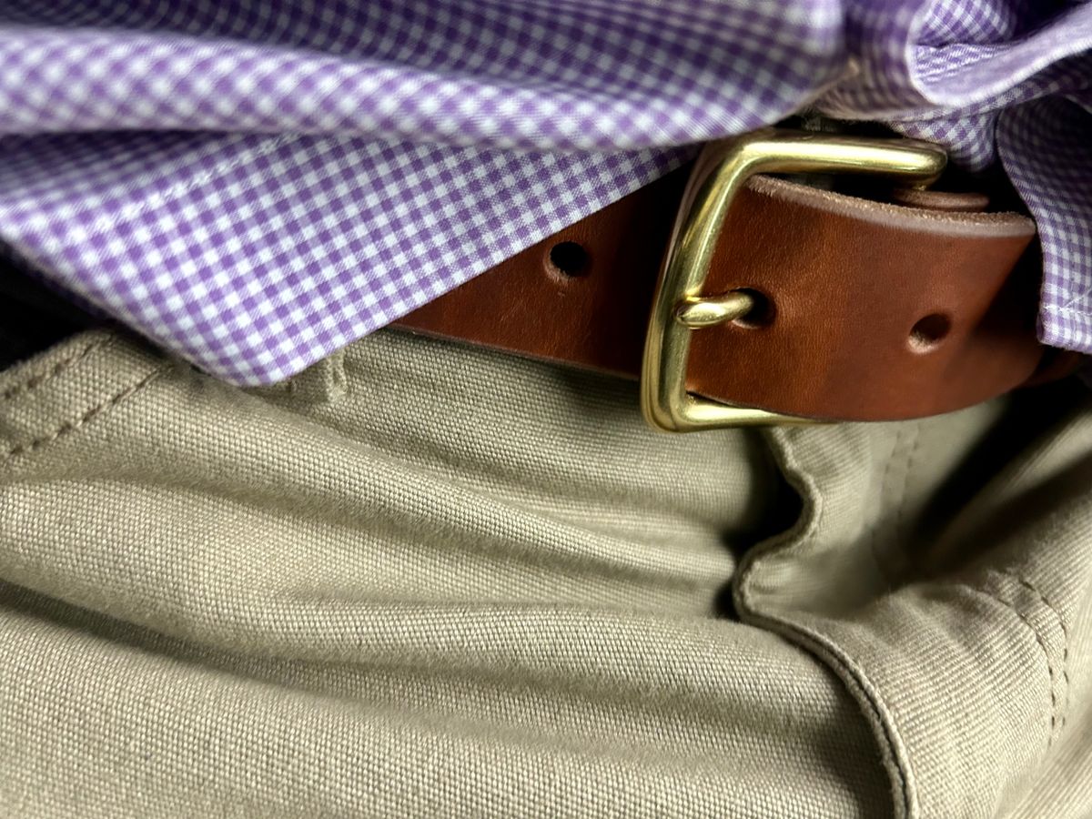 Photo by Vic on April 5, 2026 of the Nicks Heavy Duty Work Belt in Seidel Natural Double Shot.