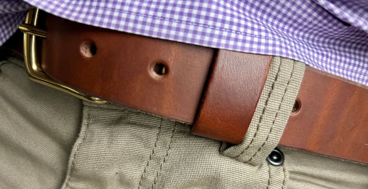 Photo by Vic on April 5, 2026 of the Nicks Heavy Duty Work Belt in Seidel Natural Double Shot.