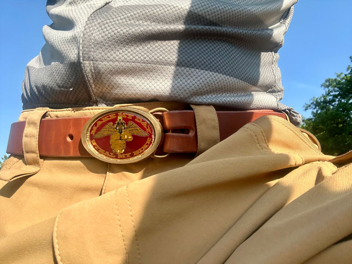 Photo by Vic on May 19, 2026 of the Nicks Heavy Duty Work Belt in Seidel Natural Double Shot.