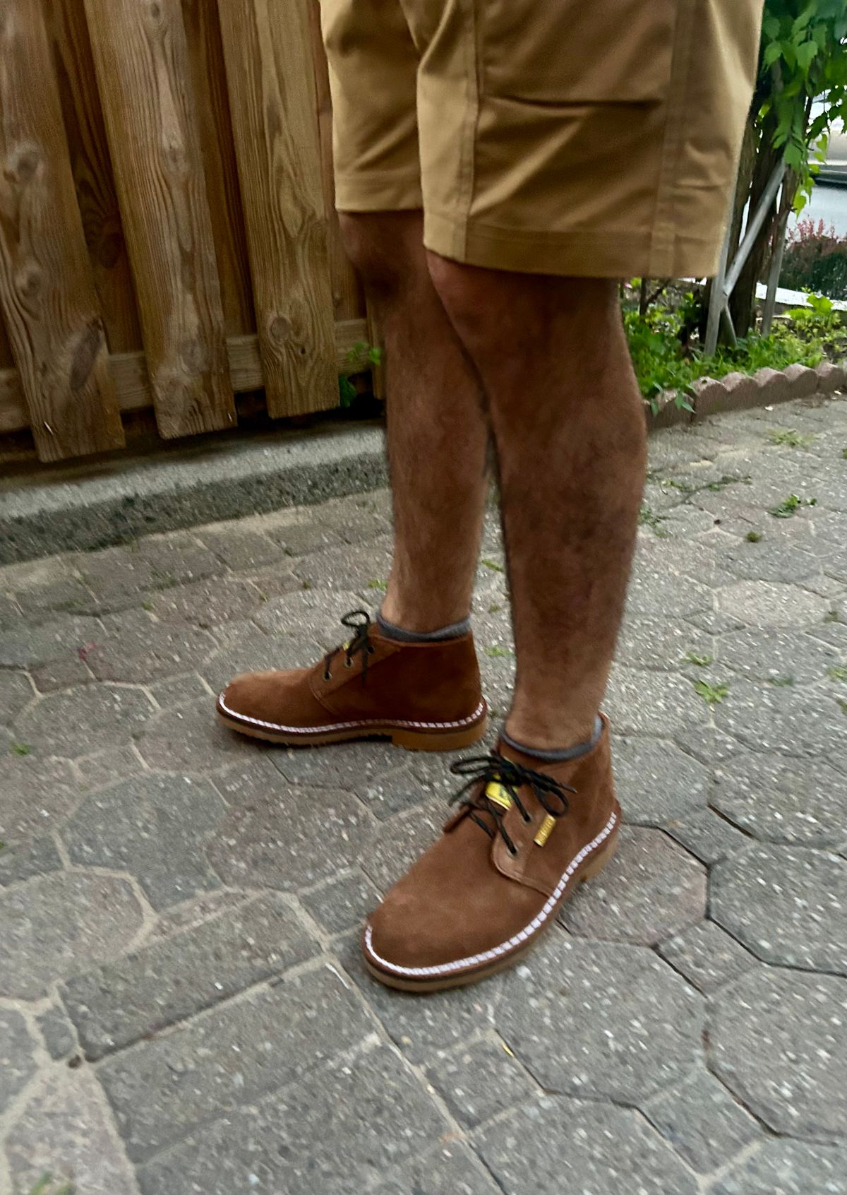 Photo by Vic on June 4, 2026 of the Jim Green Vellie in Kahki Ruffout.
