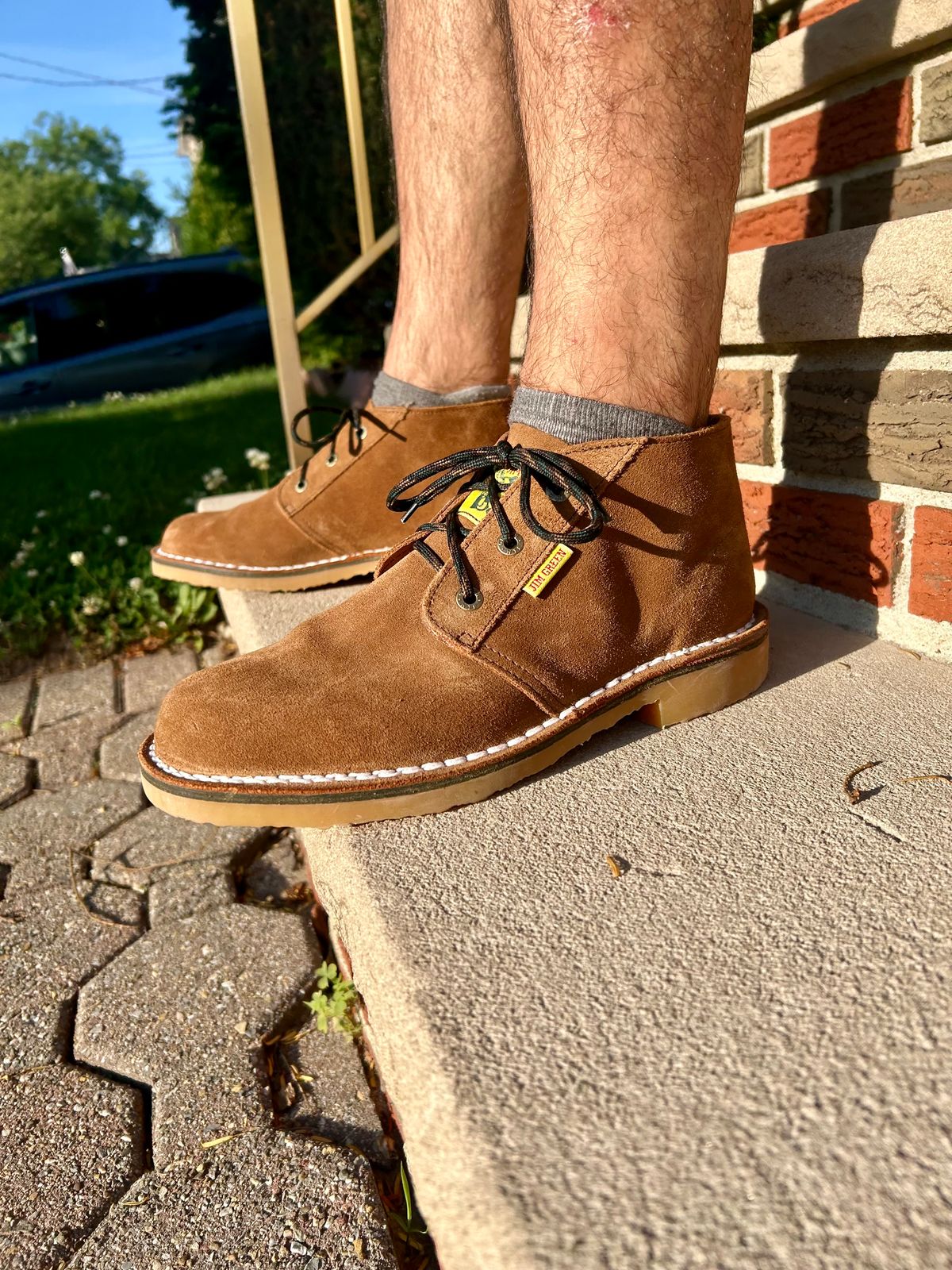 Photo by Vic on June 4, 2026 of the Jim Green Vellie in Kahki Ruffout.