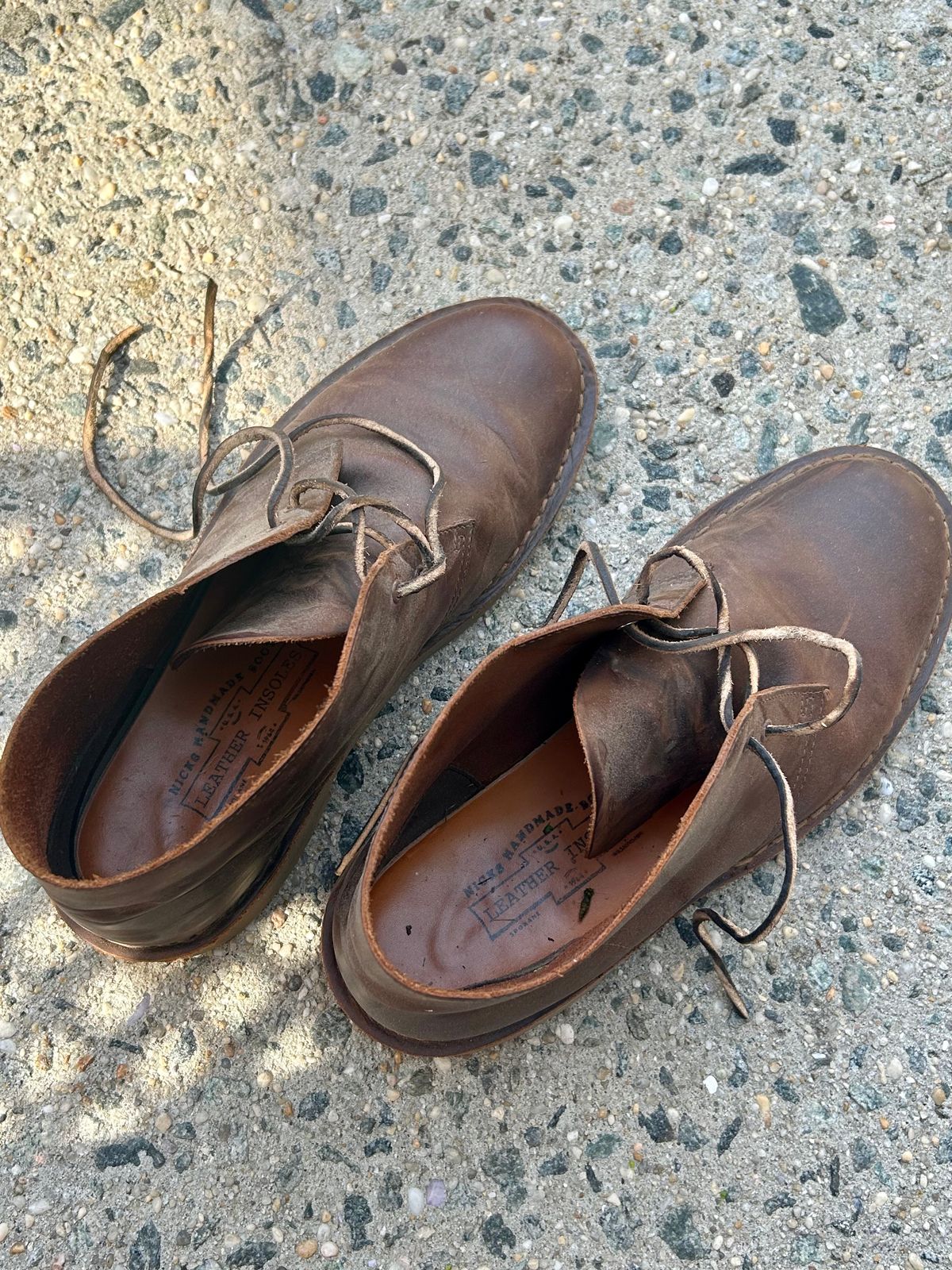 Photo by Vic on June 6, 2026 of the Clarks Desert Boot in Dark Tan.