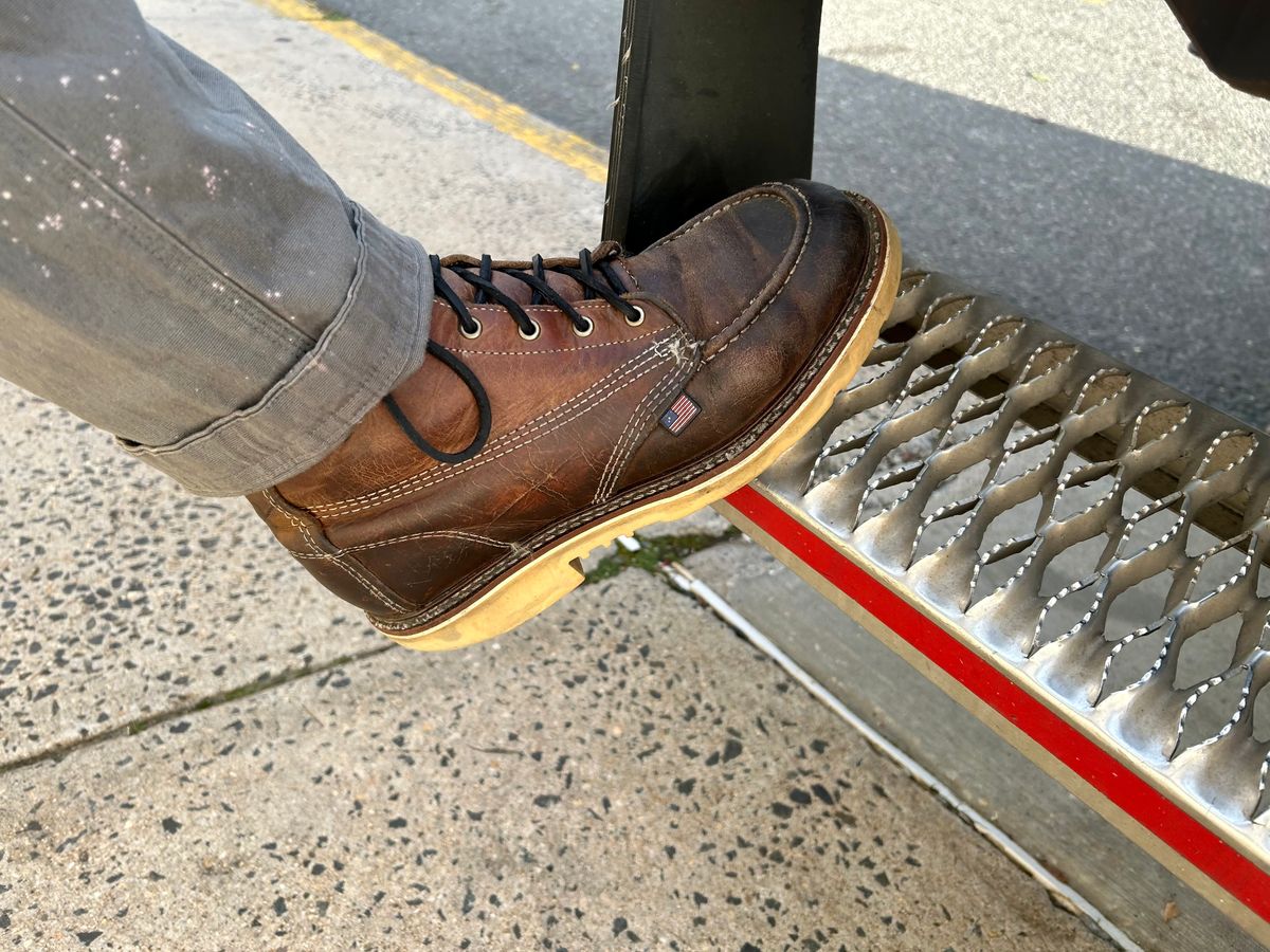Photo by Vic on October 18, 2025 of the Carolina Moc in Unknown Natural Veg Tan.