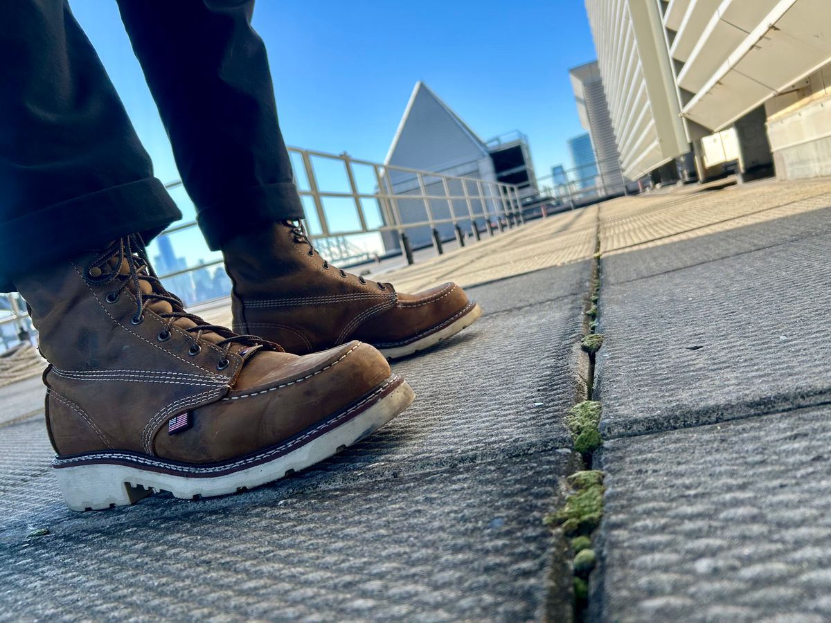 Photo by Vic on October 27, 2025 of the Carolina Moc in Unknown Natural Veg Tan.