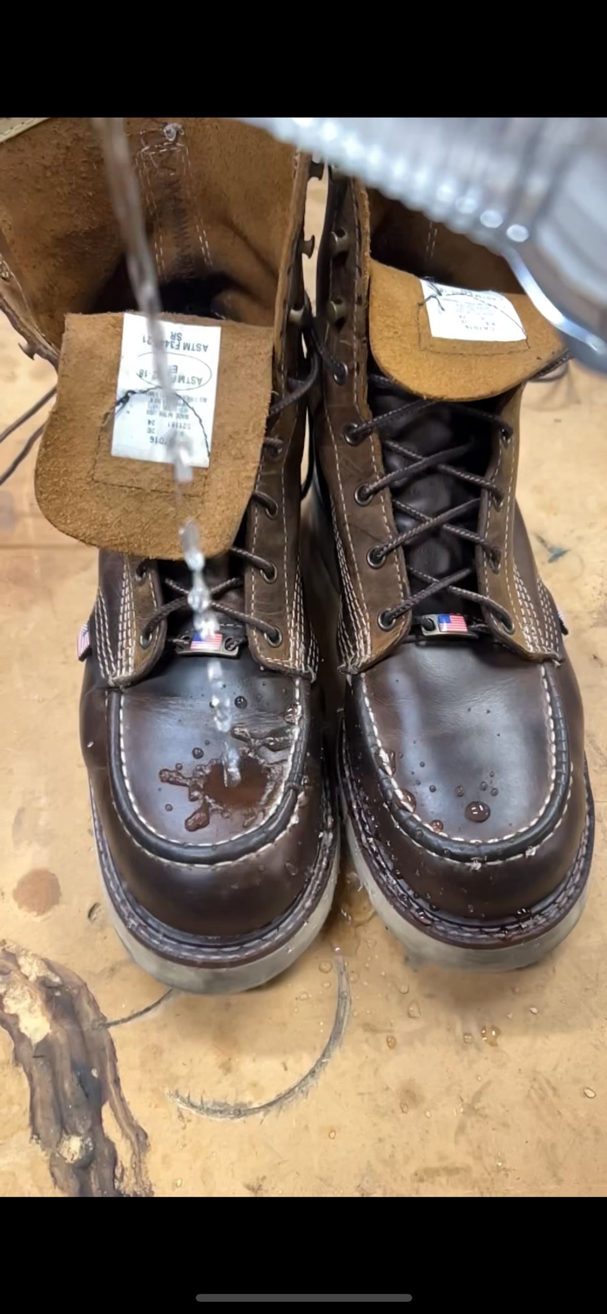 Photo by Vic on November 3, 2025 of the Carolina 8in Ferric Soft Toe Moc in Old Town Folklore.