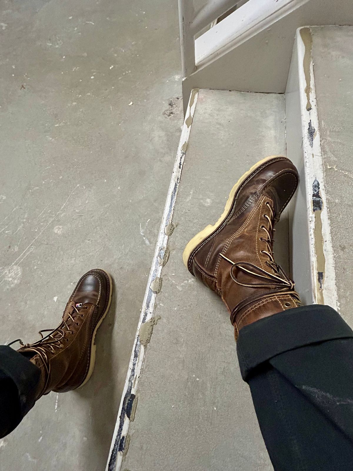 Photo by Vic on November 24, 2025 of the Carolina 8in Ferric Soft Toe Moc in Old Town Folklore.