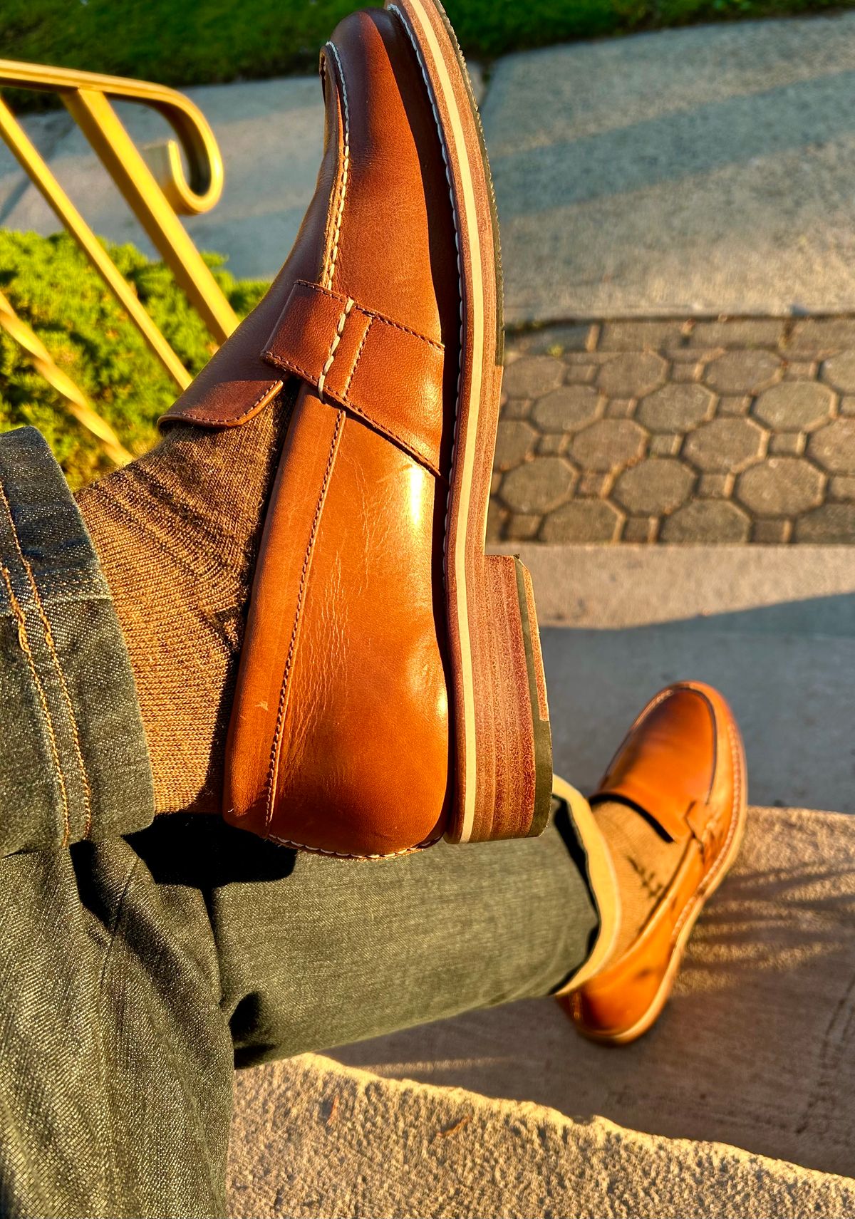 Photo by Vic on May 7, 2026 of the HELM Boots The Wilson in Helm Boots /Krumenauer Teak.