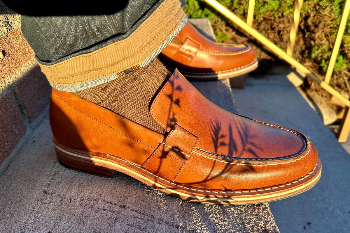 Photo by Vic on May 7, 2026 of the HELM Boots The Wilson in Helm Boots /Krumenauer Teak.