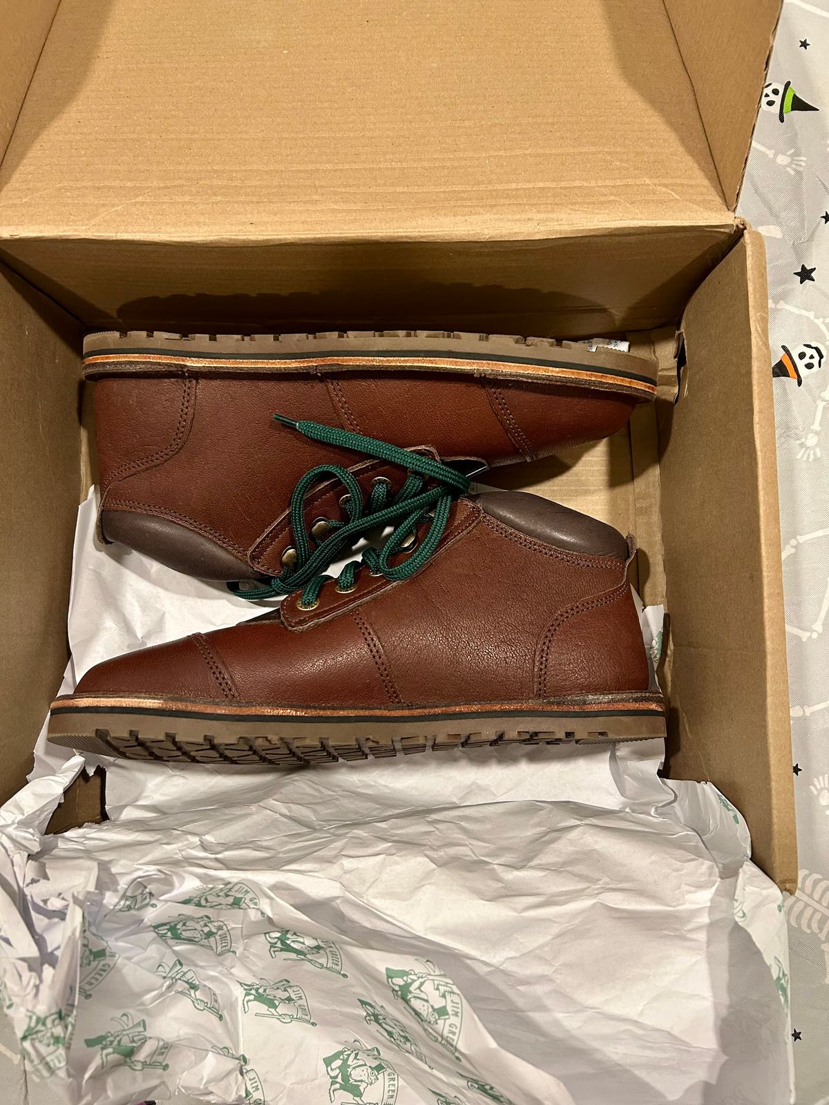 Photo by Vic on October 11, 2025 of the Jim Green African Ranger Barefoot Boot in African Buffalo Skin.