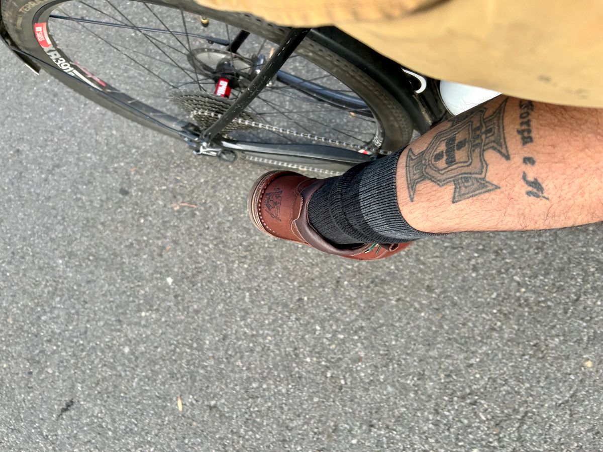 Photo by Vic on October 15, 2025 of the Jim Green African Ranger Barefoot Boot in African Buffalo Skin.