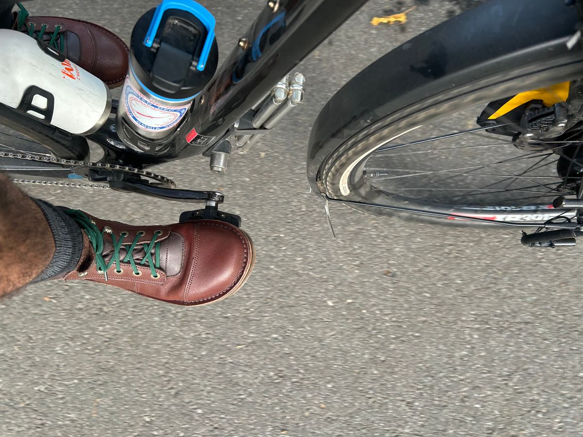 Photo by Vic on October 15, 2025 of the Jim Green African Ranger Barefoot Boot in African Buffalo Skin.