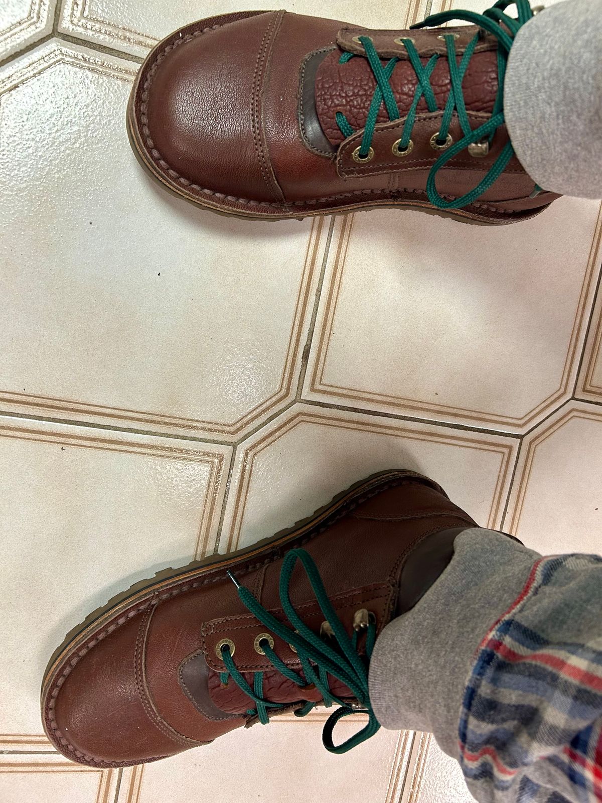 Photo by Vic on December 2, 2025 of the Jim Green African Ranger Barefoot Boot in African Buffalo Skin.