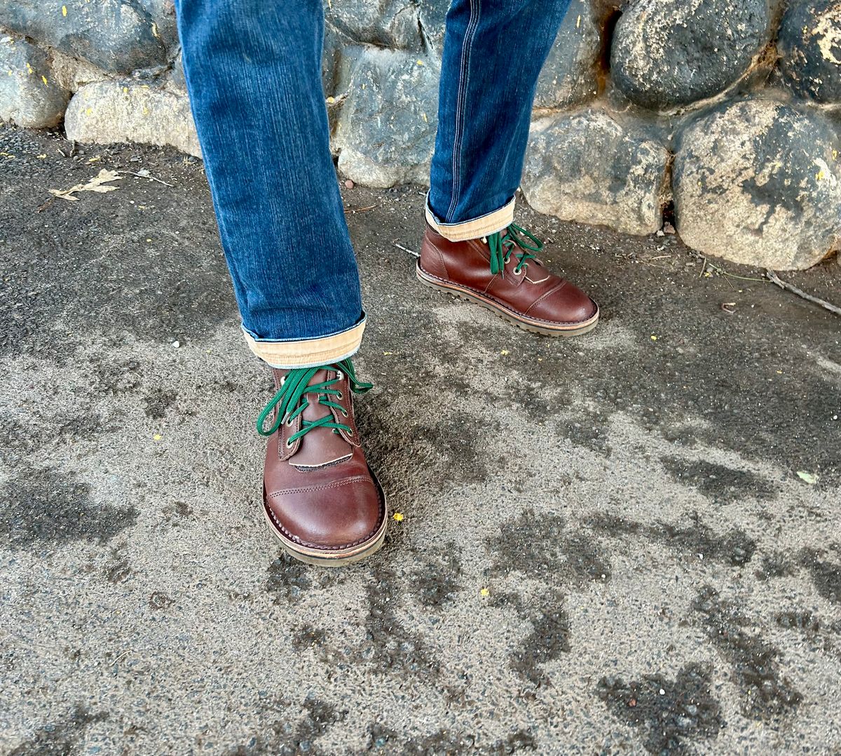 Photo by Vic on March 17, 2026 of the Jim Green African Ranger Barefoot Boot in African Buffalo Skin.