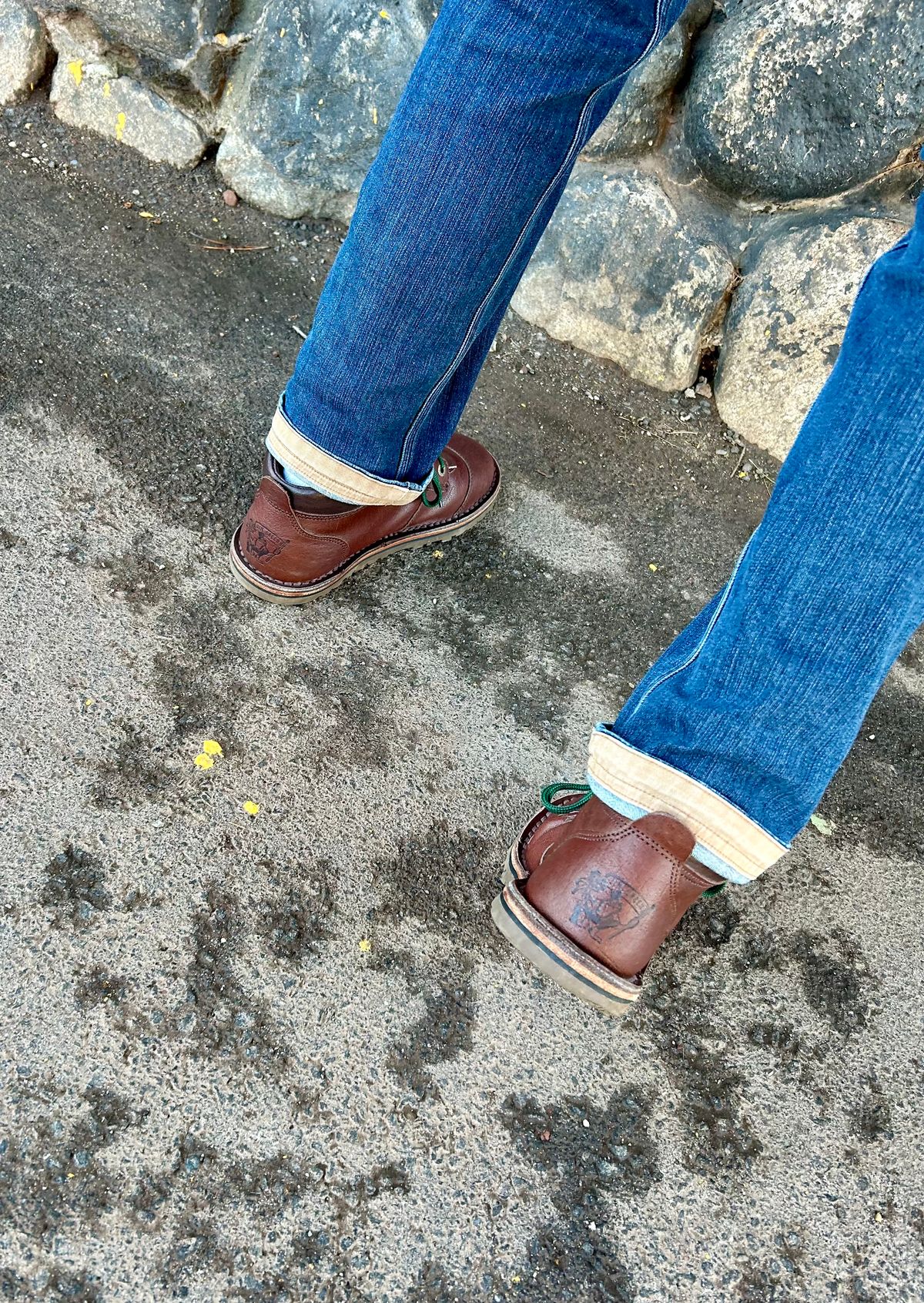 Photo by Vic on March 17, 2026 of the Jim Green African Ranger Barefoot Boot in African Buffalo Skin.
