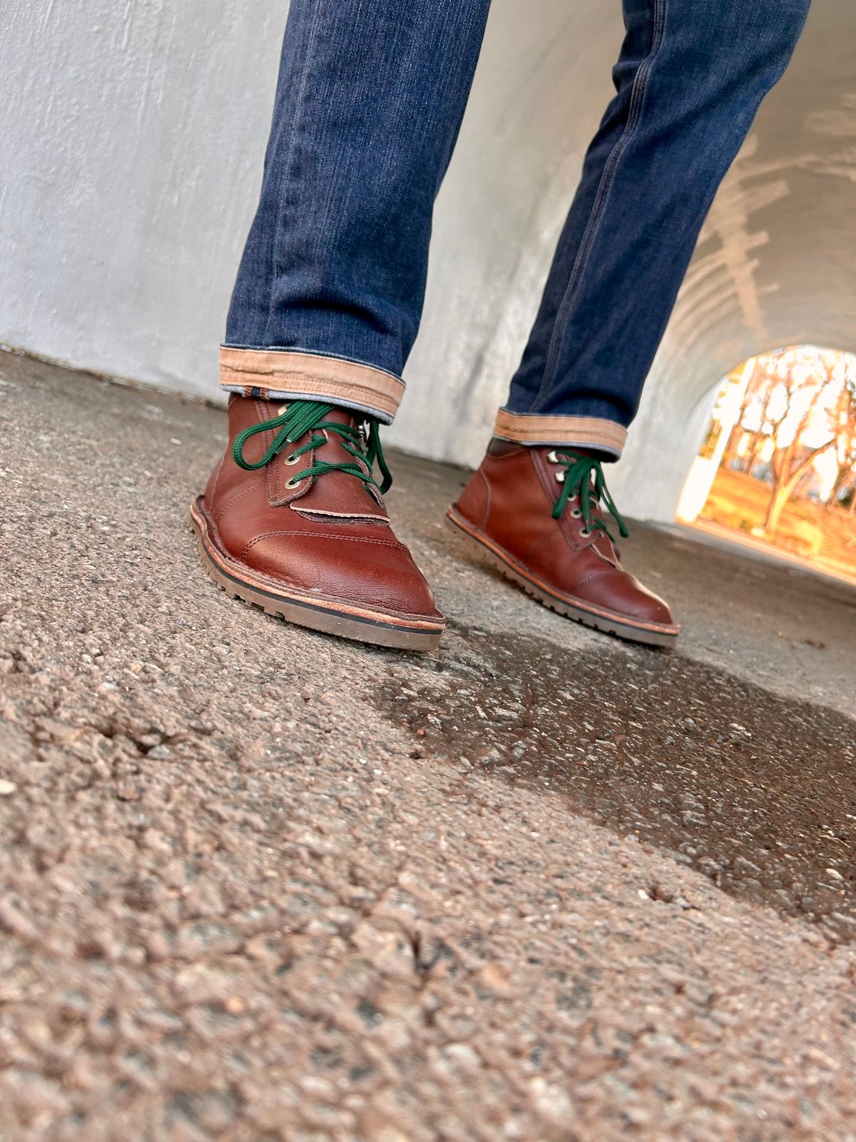 Photo by Vic on March 17, 2026 of the Jim Green African Ranger Barefoot Boot in African Buffalo Skin.