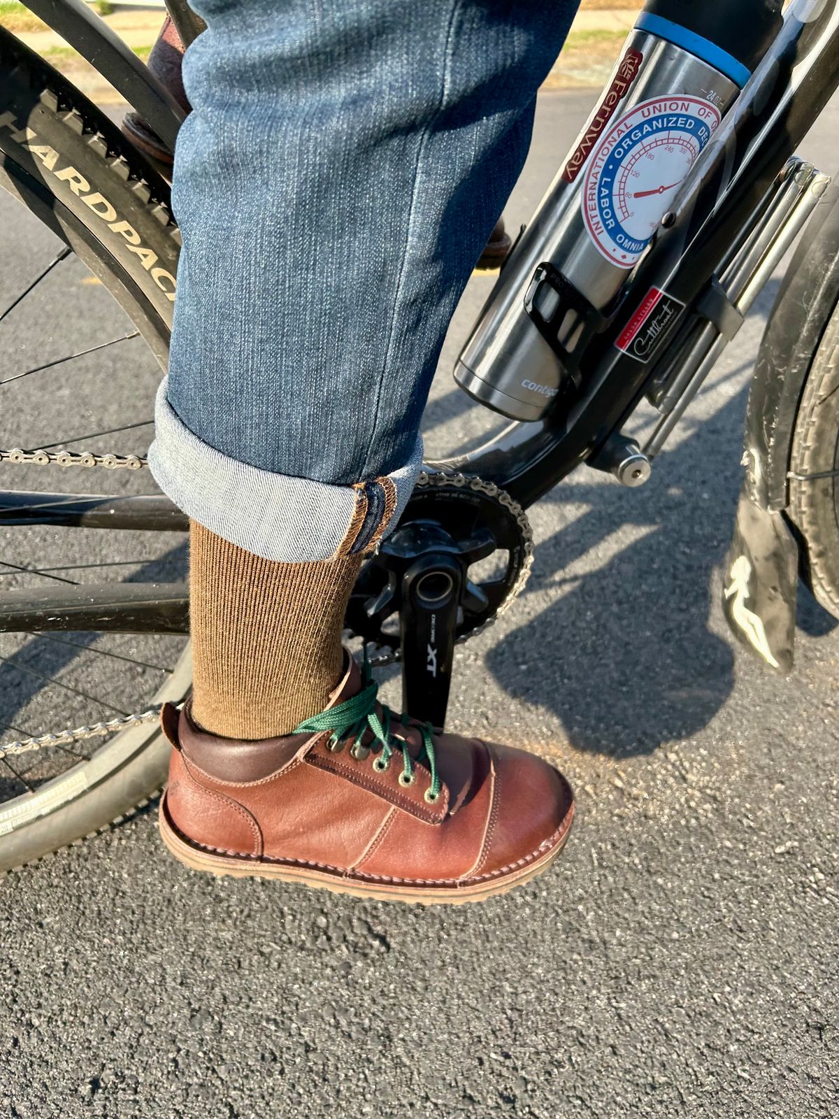Photo by Vic on March 25, 2026 of the Jim Green African Ranger Barefoot Boot in African Buffalo Skin.