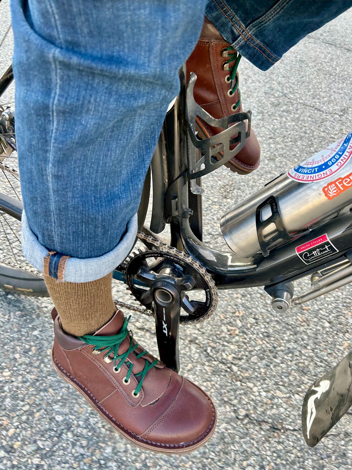 Photo by Vic on March 25, 2026 of the Jim Green African Ranger Barefoot Boot in African Buffalo Skin.