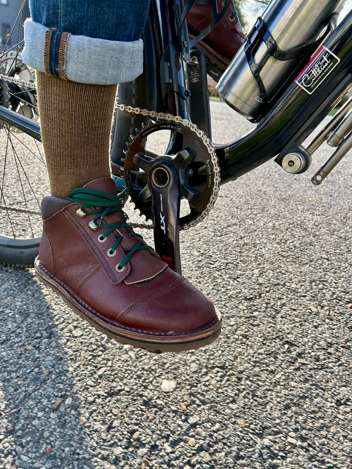 Photo by Vic on March 25, 2026 of the Jim Green African Ranger Barefoot Boot in African Buffalo Skin.