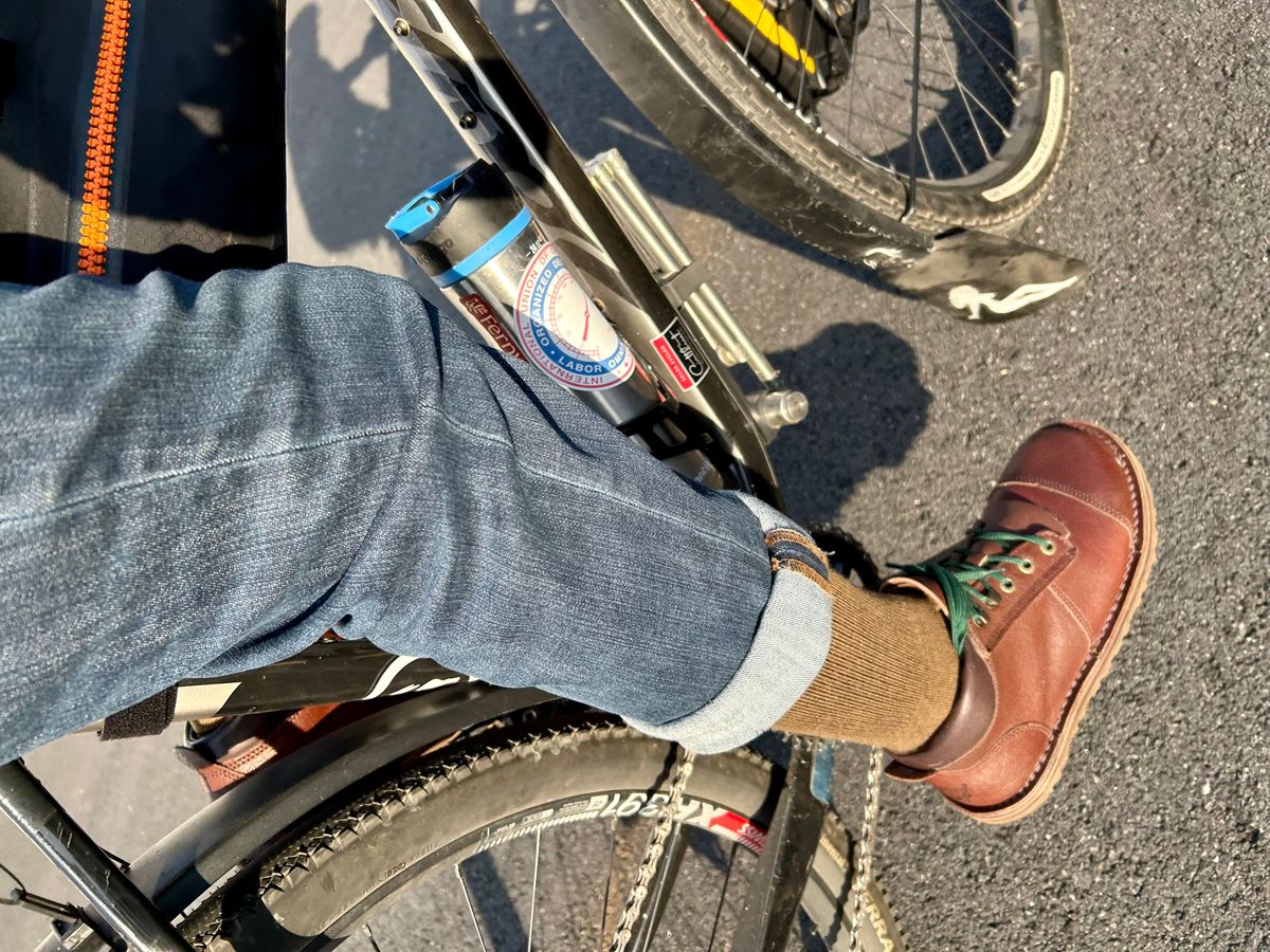 Photo by Vic on March 25, 2026 of the Jim Green African Ranger Barefoot Boot in African Buffalo Skin.