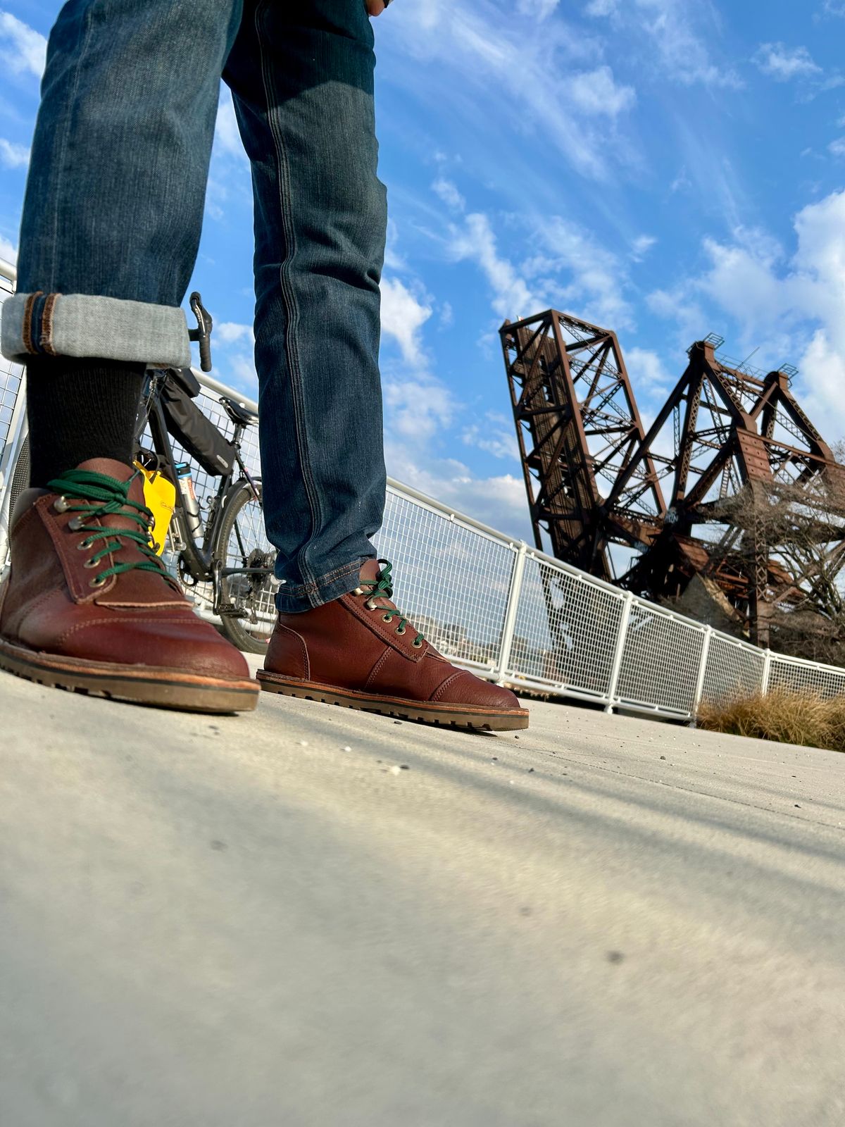 Photo by Vic on March 26, 2026 of the Jim Green African Ranger Barefoot Boot in African Buffalo Skin.