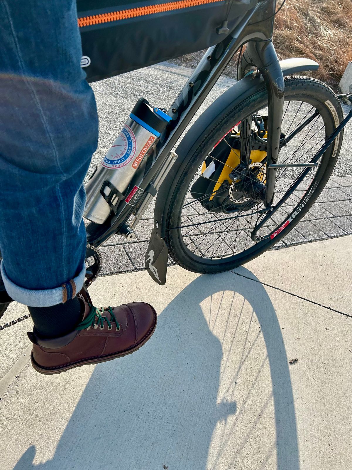 Photo by Vic on March 26, 2026 of the Jim Green African Ranger Barefoot Boot in African Buffalo Skin.